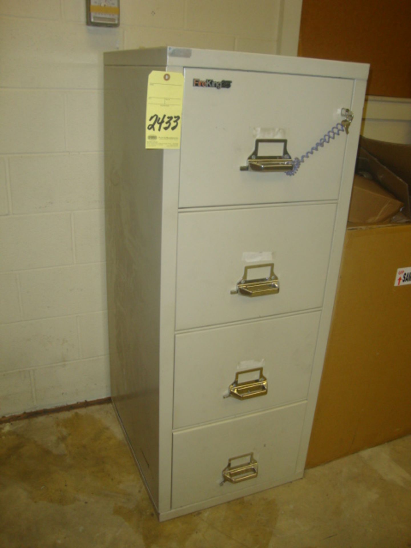 FIREPROOF FILE CABINET, FIRE KING