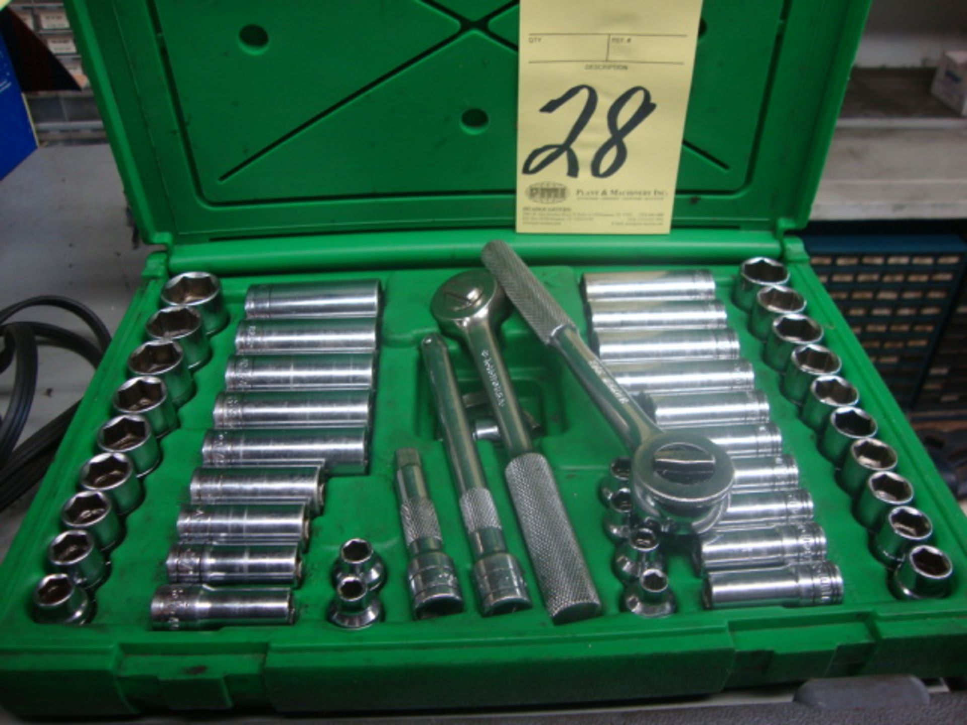 SOCKET SET, 3/8"