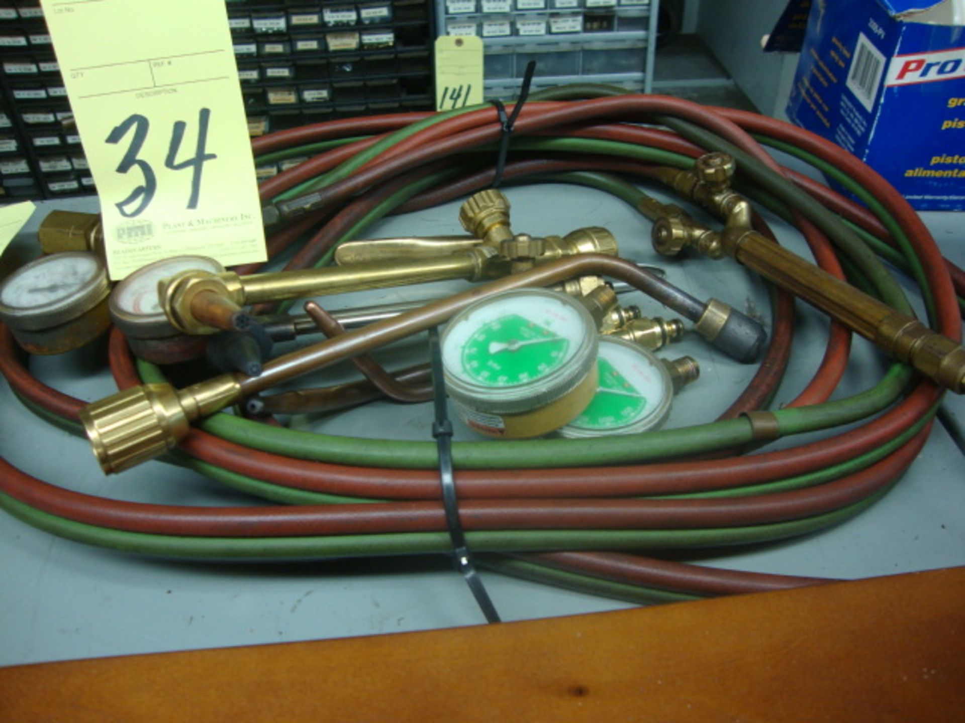 BRAZING TORCH, w/hose & gauge