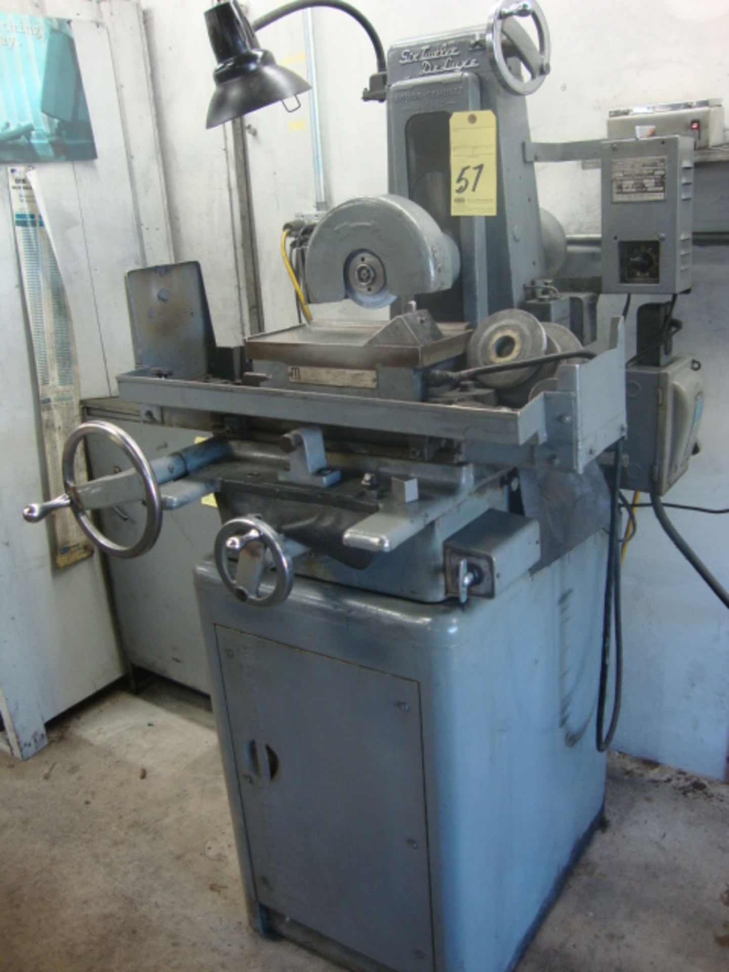 HAND FEED SURFACE GRINDER, BOYAR SCHULTZ MDL. 612 DELUXE, 6" x 12" fine line electromagnetic