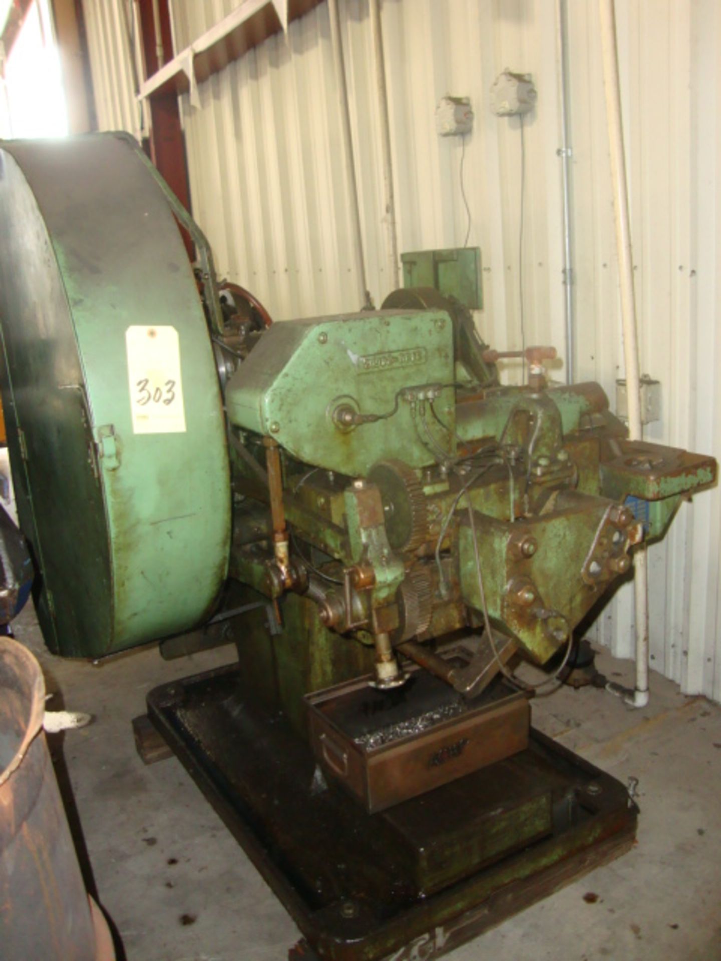 SINGLE DIE DOUBLE STROKE TOGGLE COLD HEADER, WATERBURY FARREL NO. 1  (currently off-line & used