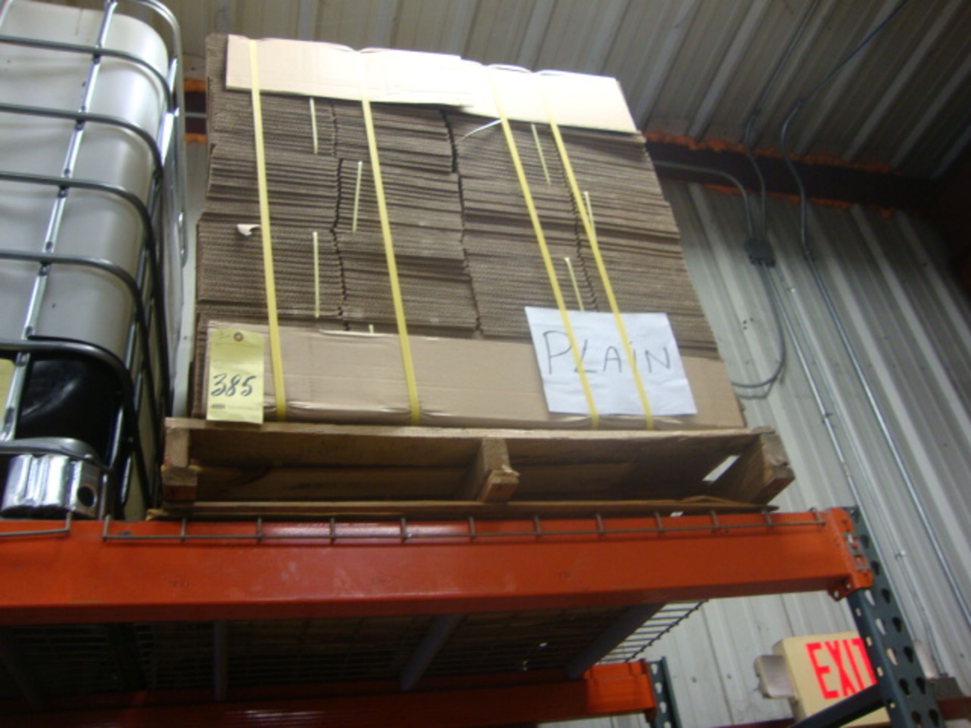 LOT OF CORRUGATED BOXES, 9" x 9" x 6"  (on one & half pallets)