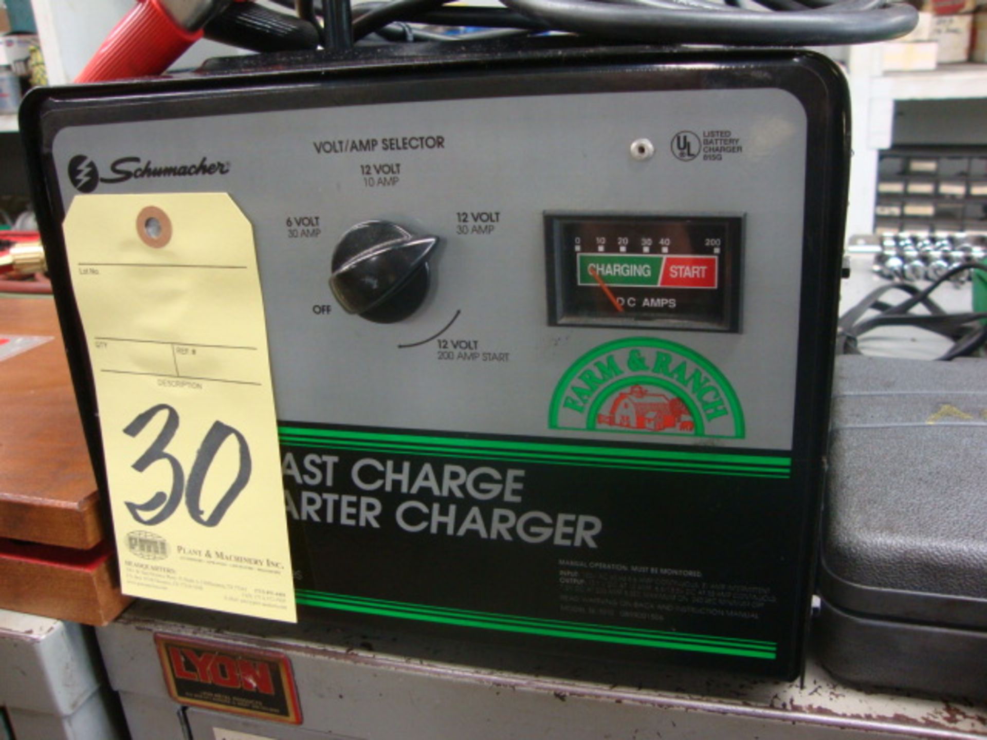 FASH CHARGE BATTERY CHARGER, SCHUMMACHER, 12 v.