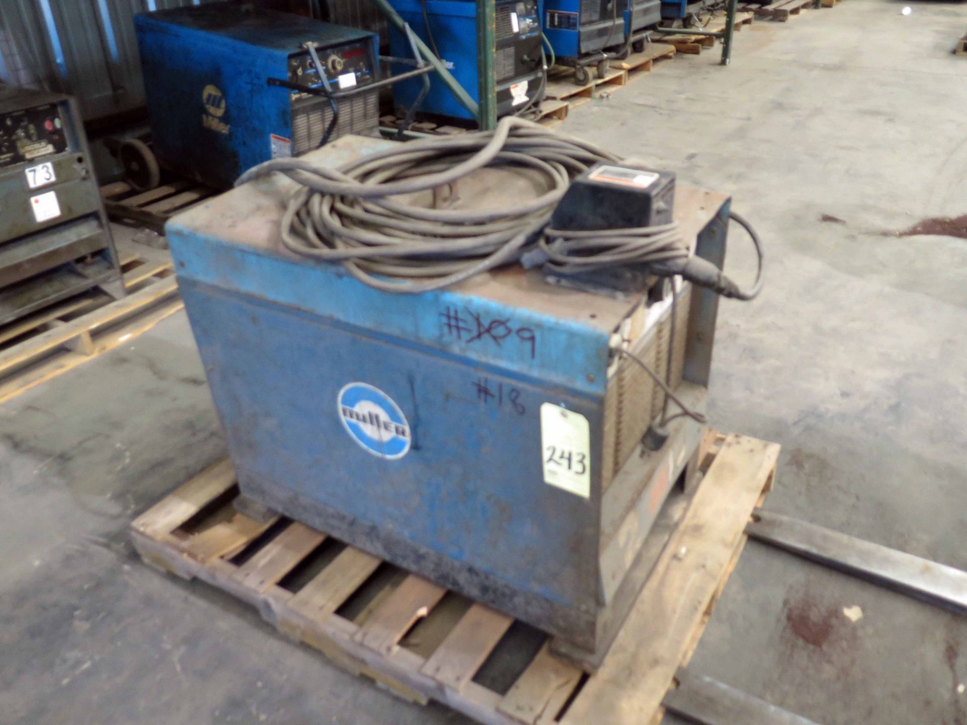 WELDING MACHINE, MILLER DELTAWELD 450 - 450 AMP CONSTANT POTENTIAL POWER SOURCE, S/N JB477710