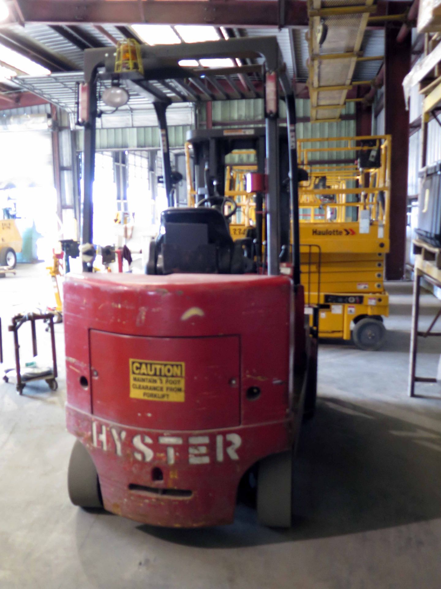 ELECTRIC FORKLIFT, HYSTER 8,000 LB. CAP. MDL. E80Z,  new 2007, 190" lift ht., S/N E098N01558E - Image 6 of 6
