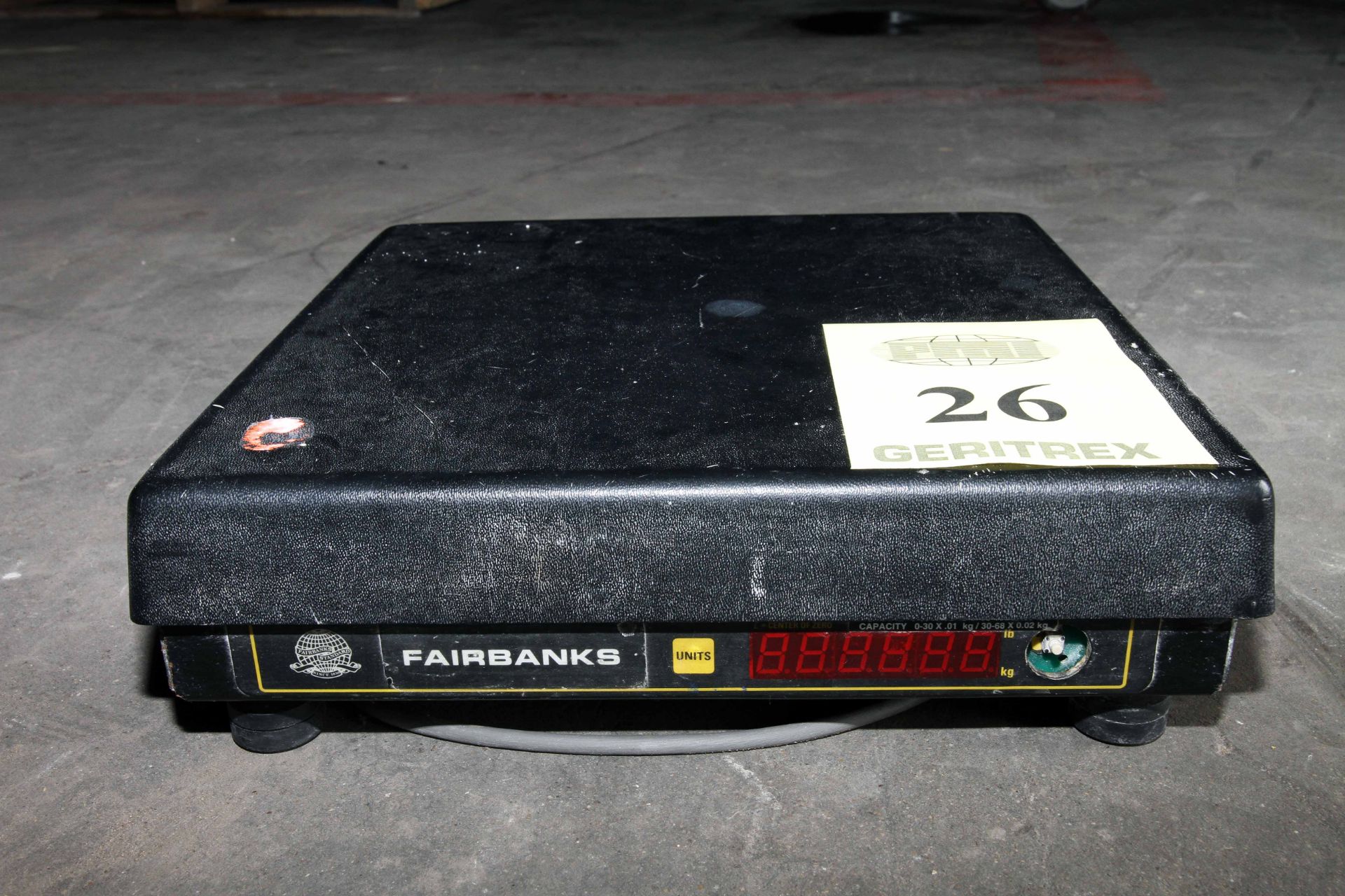 DIGITAL SCALE, FAIRBANKS 150 LB. CAP., Mdl. 7024535, S/N H243180 - Image 2 of 2