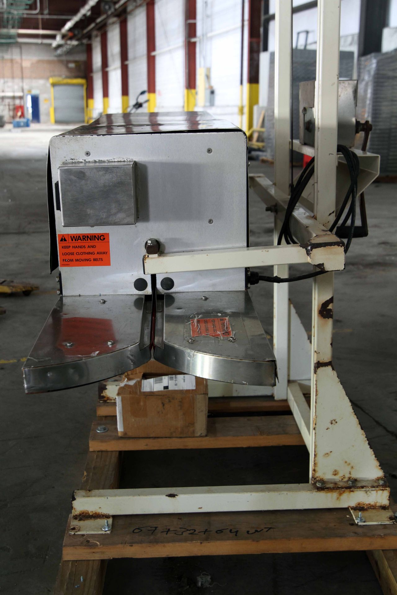 CONTINUOUS BAG SEALER, BAND RITE MDL. 6000424, adj. carbon steel stand, S/N 3121ML - Image 2 of 3
