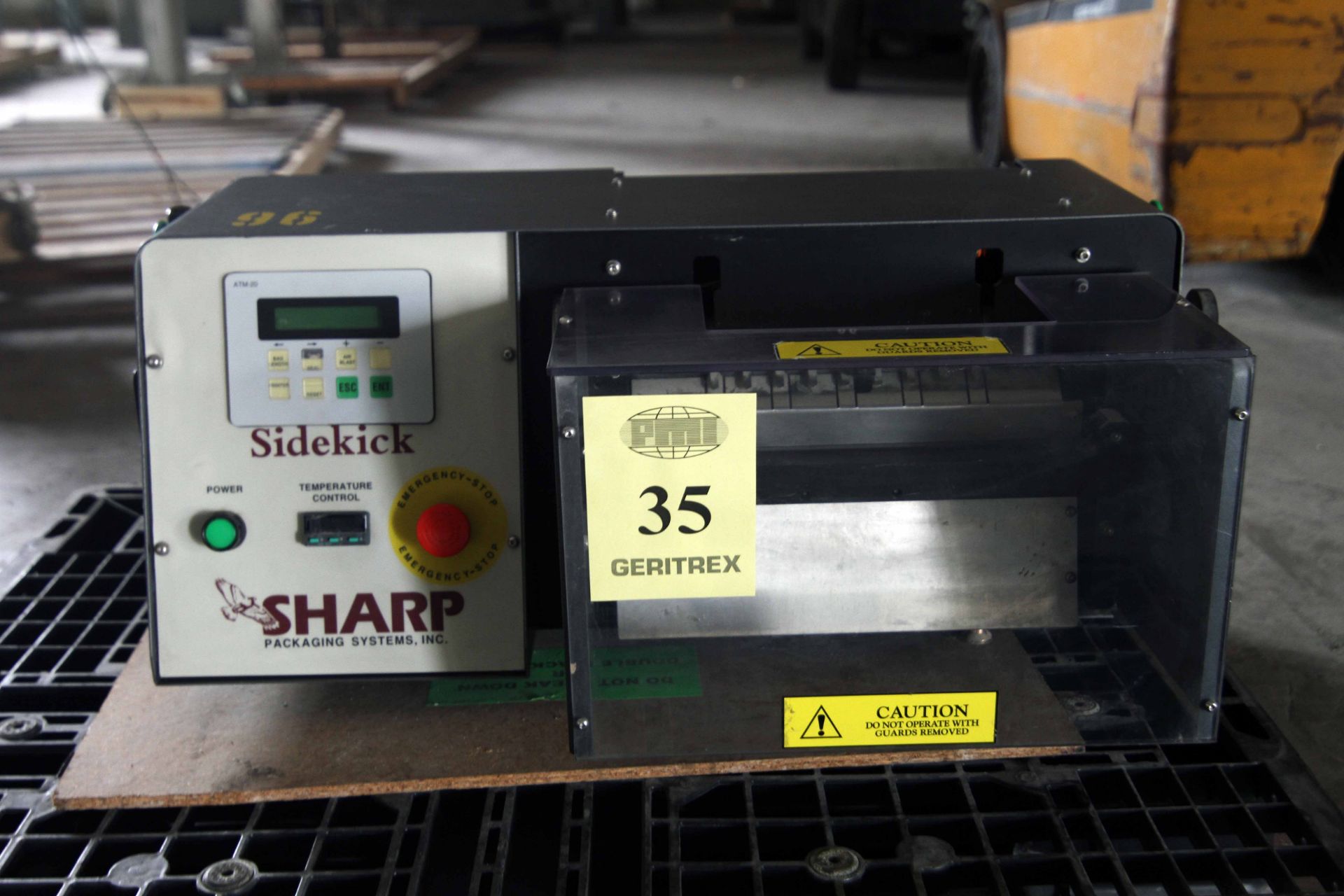 SIDEKICK AUTOMATIC BAGGER, SHARP PACKAGING SYSTEMS MDL. 03A10811