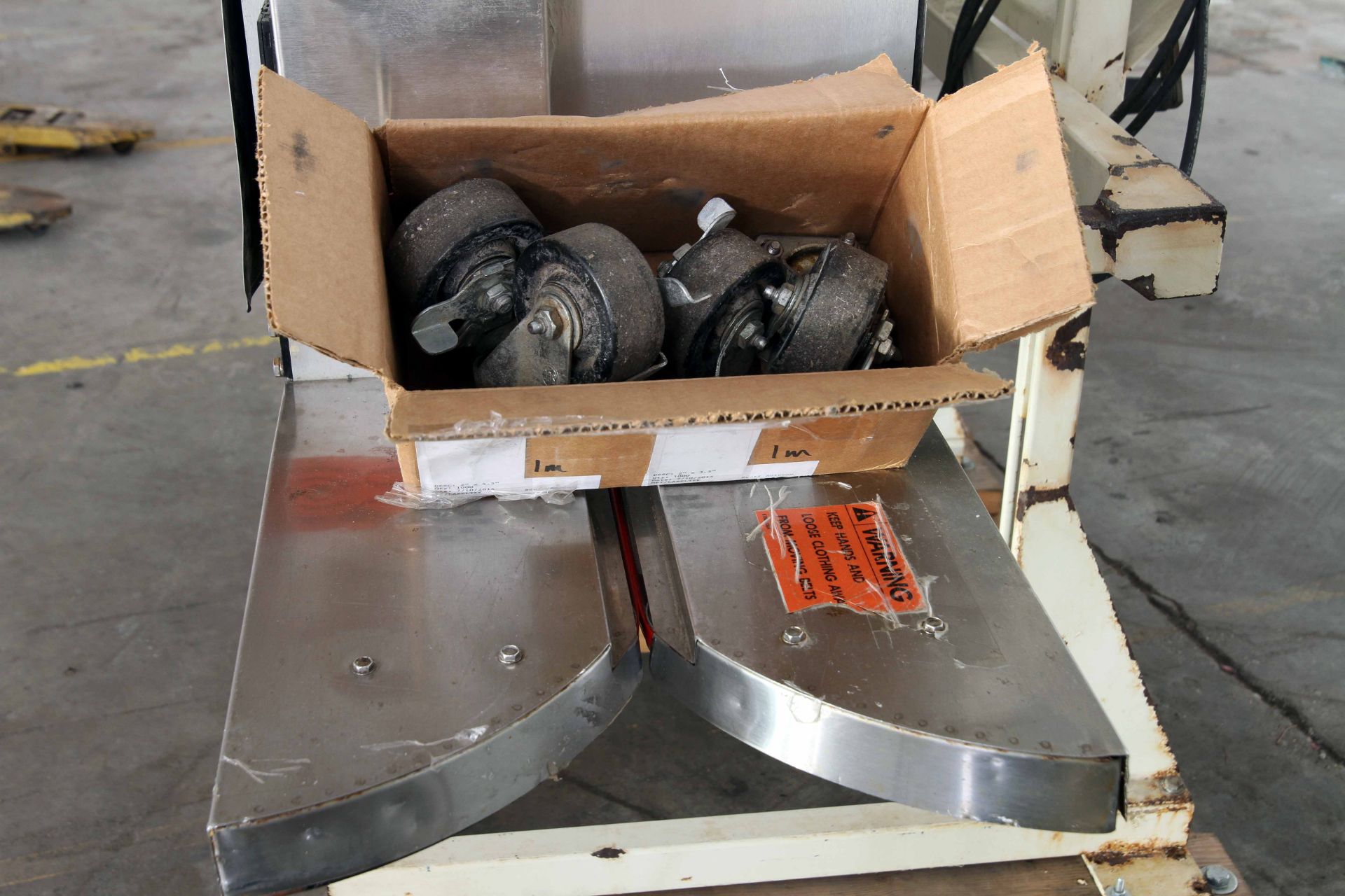 CONTINUOUS BAG SEALER, BAND RITE MDL. 6000424, adj. carbon steel stand, S/N 3121ML - Image 3 of 3