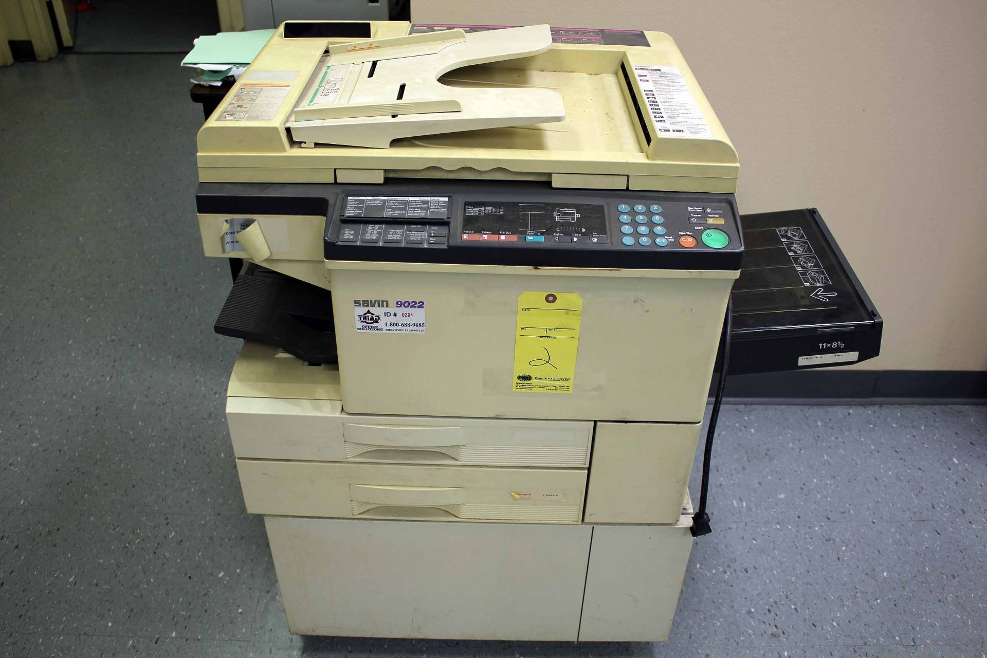 COPIER, SAVIN MDL. 9022