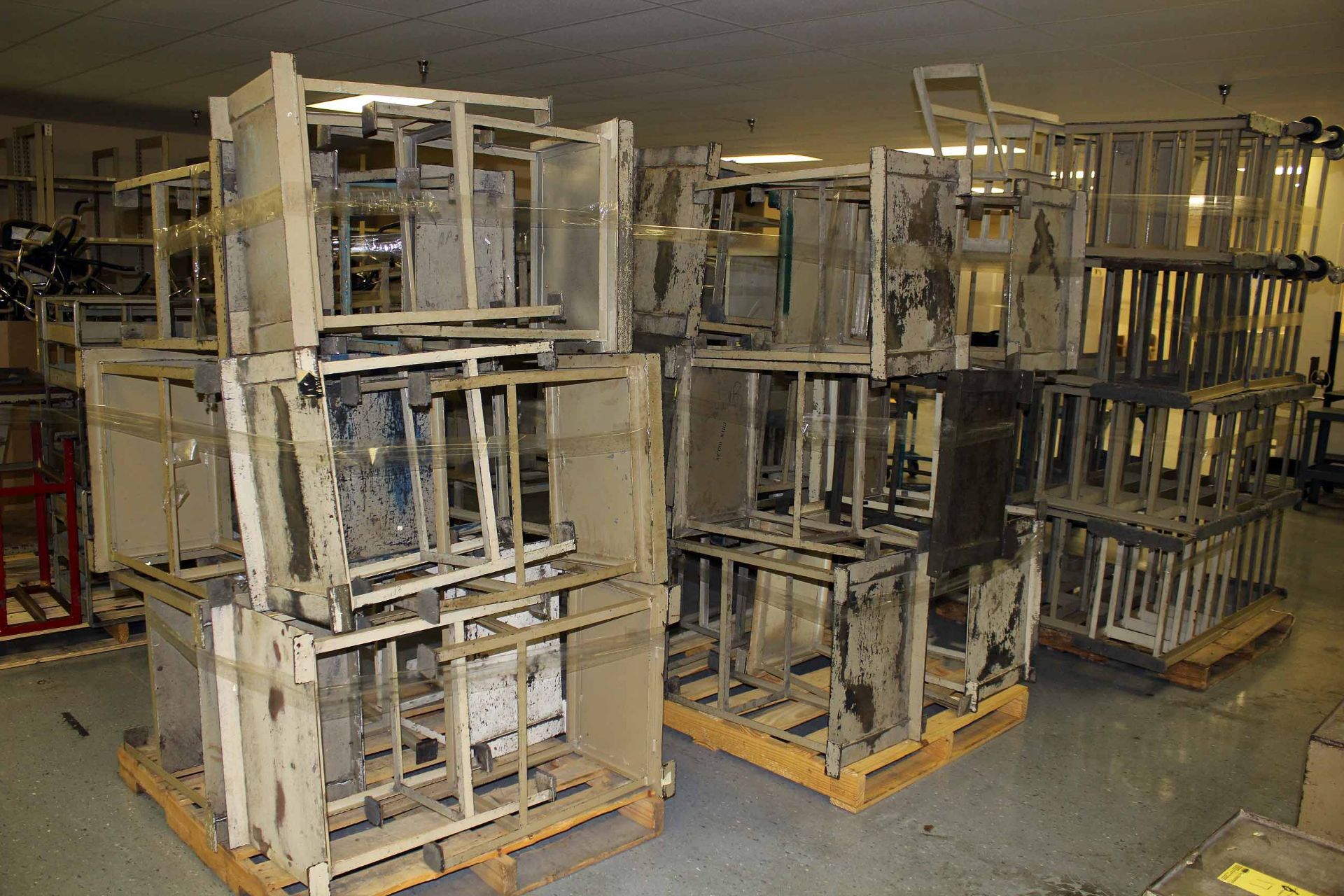 LOT OF METAL TOTE STANDS  (on six pallets) - Image 2 of 3