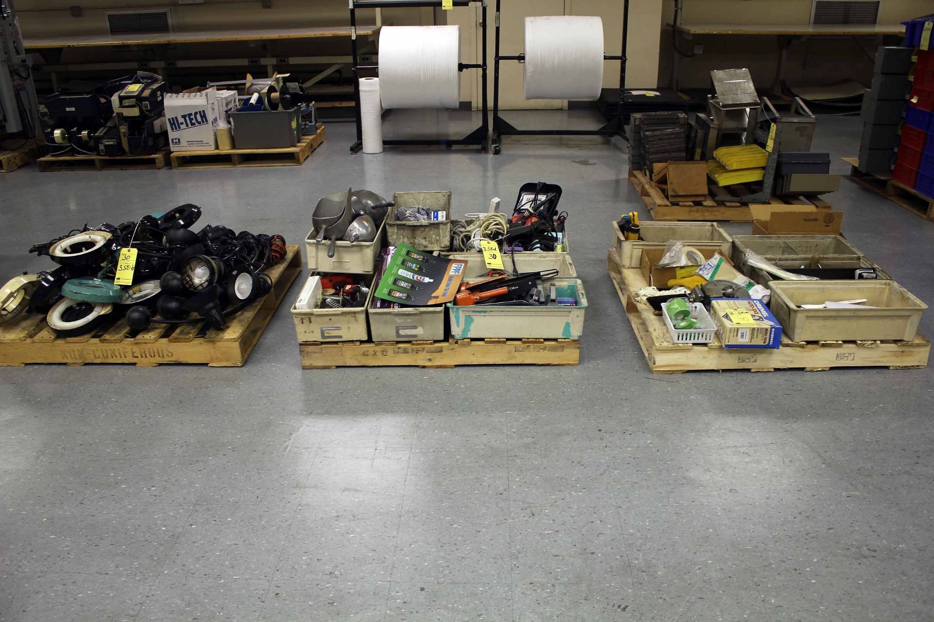 LOT OF MISC. EQUIPMENT  (on three pallets) - Image 2 of 6