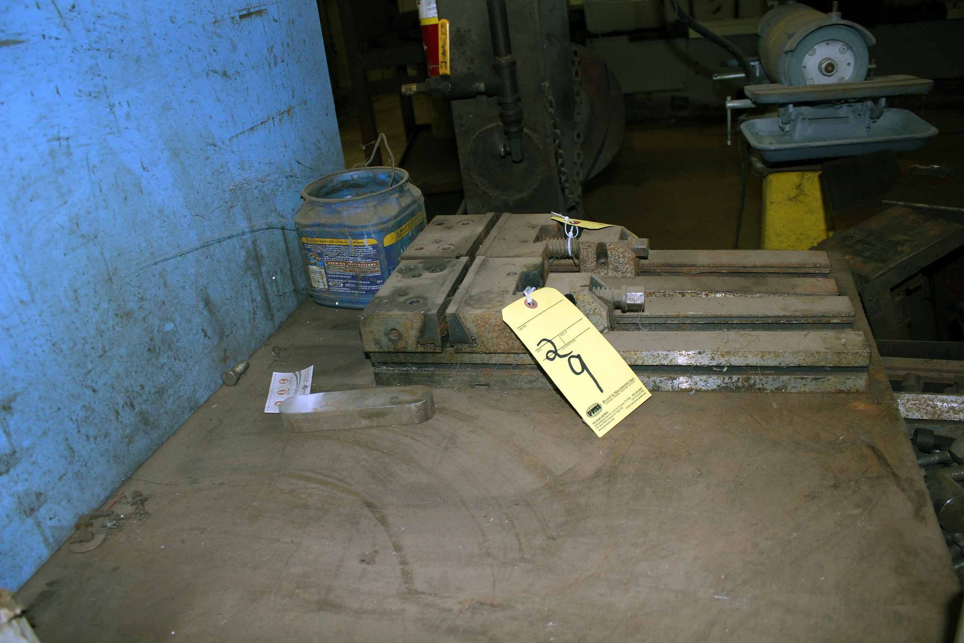 LOT OF HARDENED & GROUND MILLING VISES (1 pair), 6"W., H.D., w/extended stroke - Image 3 of 4