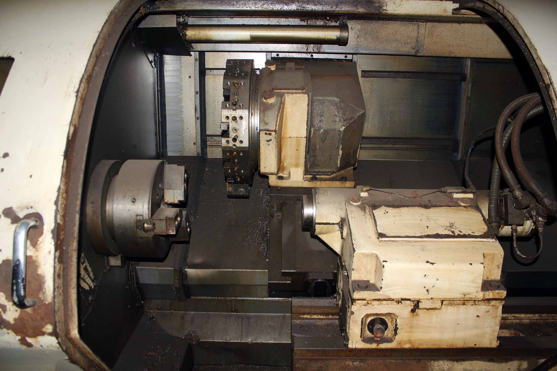 CNC LATHE, OKUMA CROWN TYPE 769S, new 2000, Okuma OSP-U10L CNC control, 60" dist. btn. centers, - Image 5 of 7