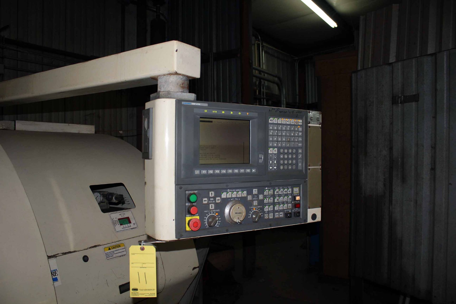 CNC LATHE, OKUMA CROWN TYPE 769S, new 2000, Okuma OSP-U10L CNC control, 60" dist. btn. centers, - Image 3 of 7