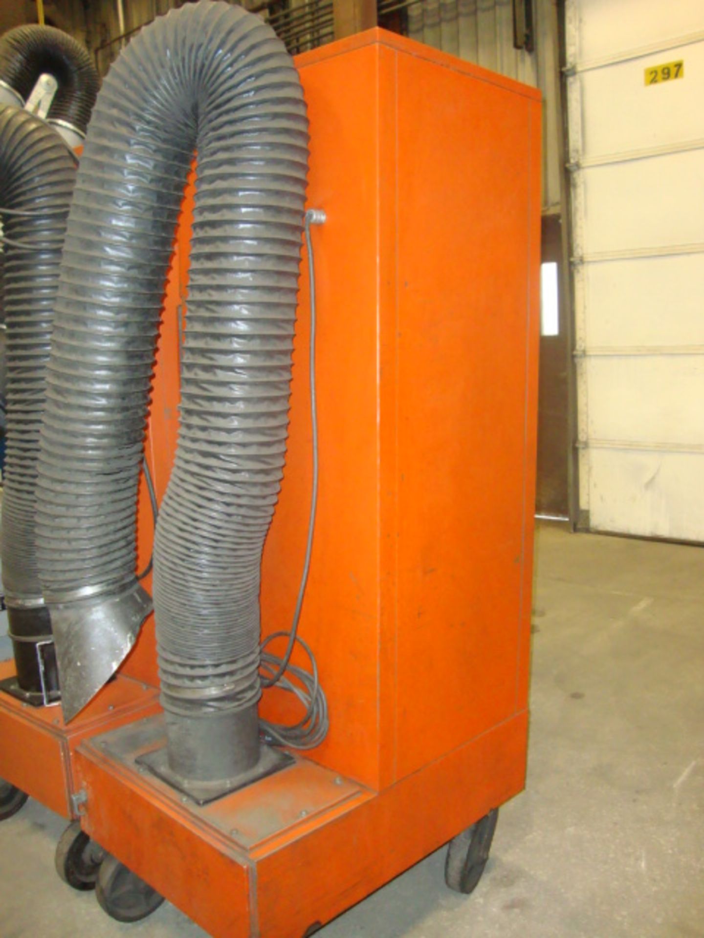 ROLL-AWAY MIST & DUST COLLECTOR, TRION, dust collection tube, roller base - Image 2 of 2