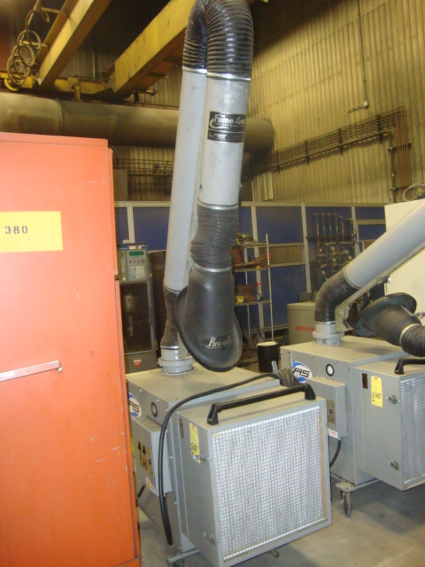 PORTABLE MIST & FUME COLLECTOR, UAS MDL. VP-750, new 2005, articulating collection boom, S/N