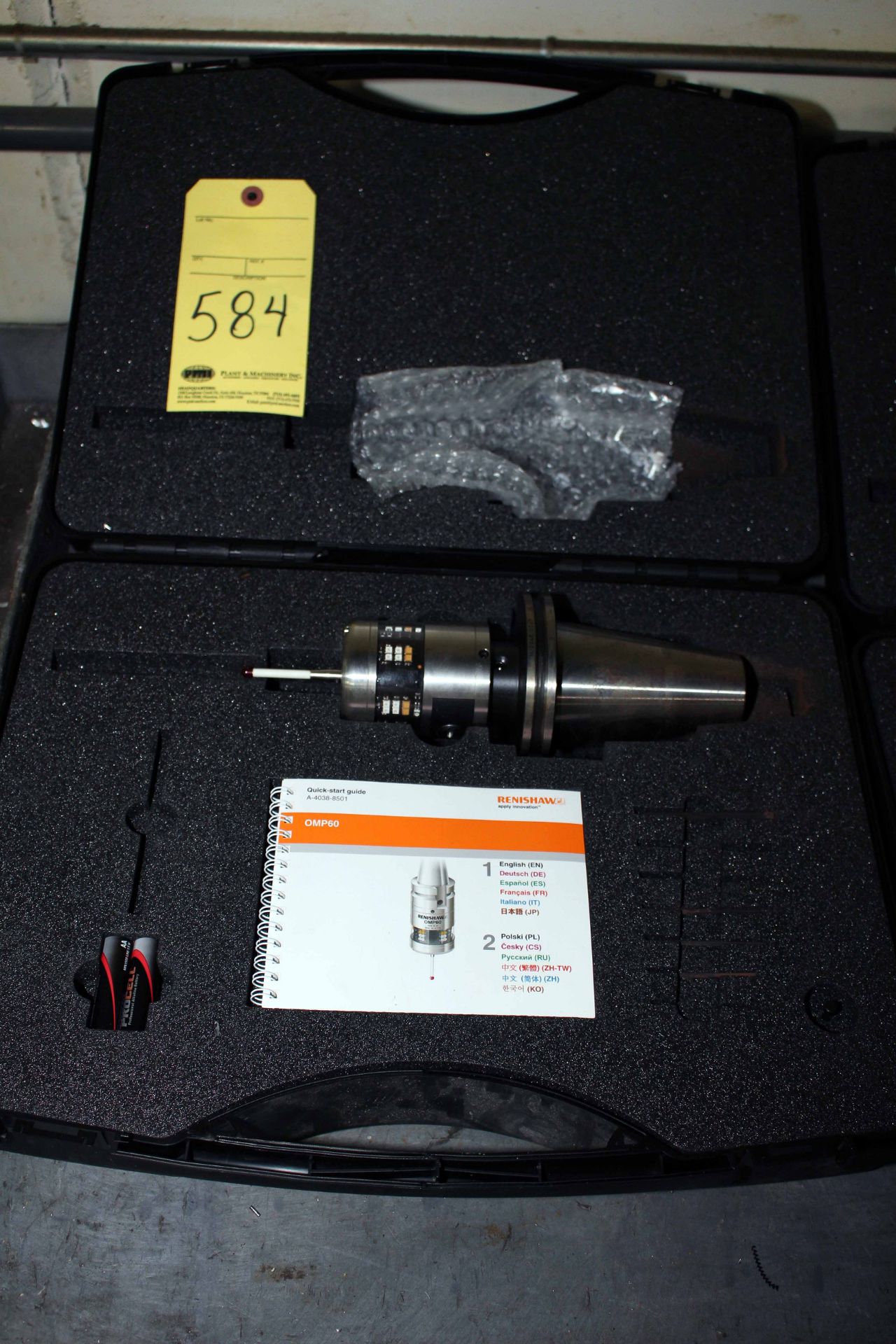 OPTICAL MACHINE PROBE, RENISHAW MDL. OMP60