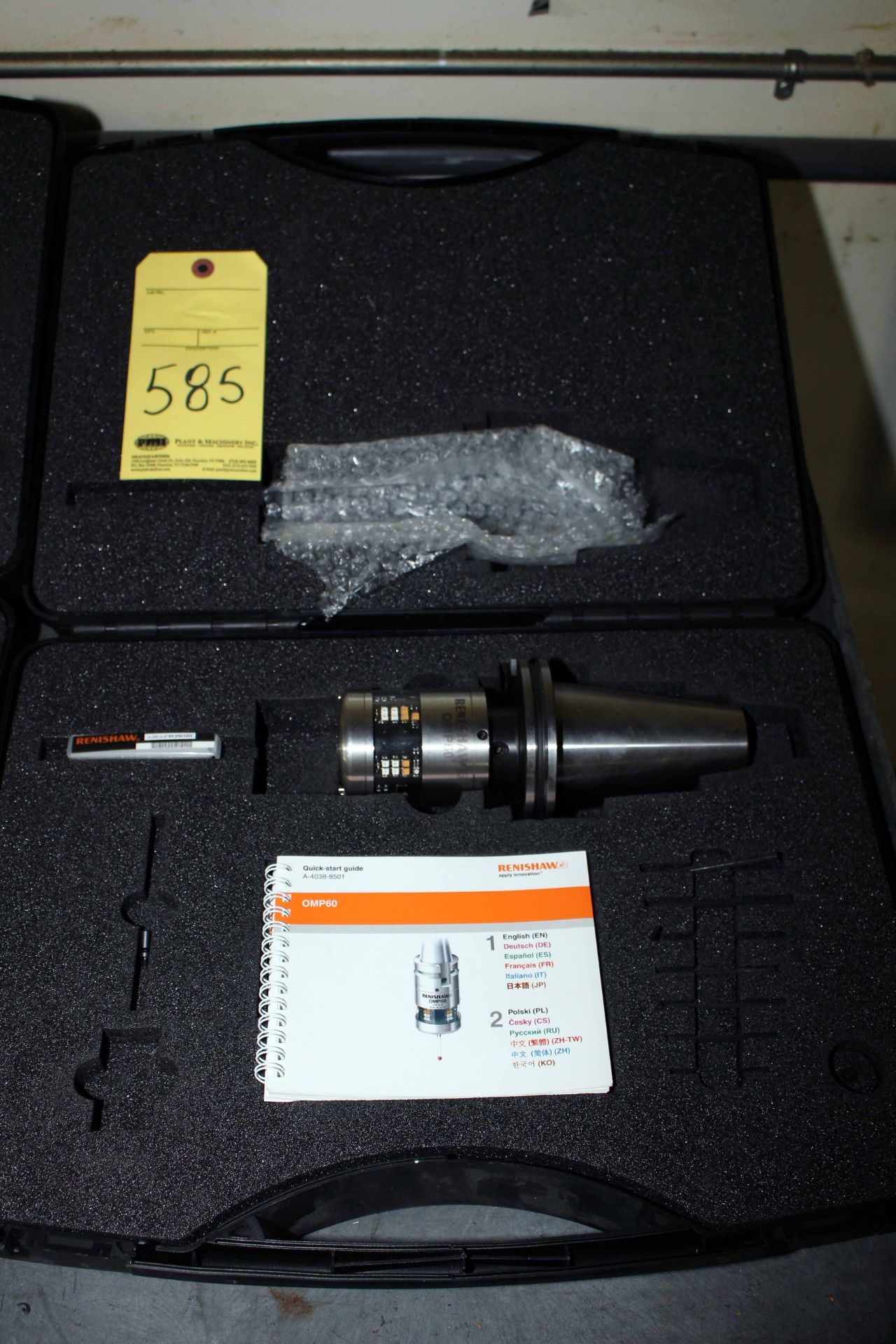 OPTICAL MACHINE PROBE, RENISHAW MDL. OMP60