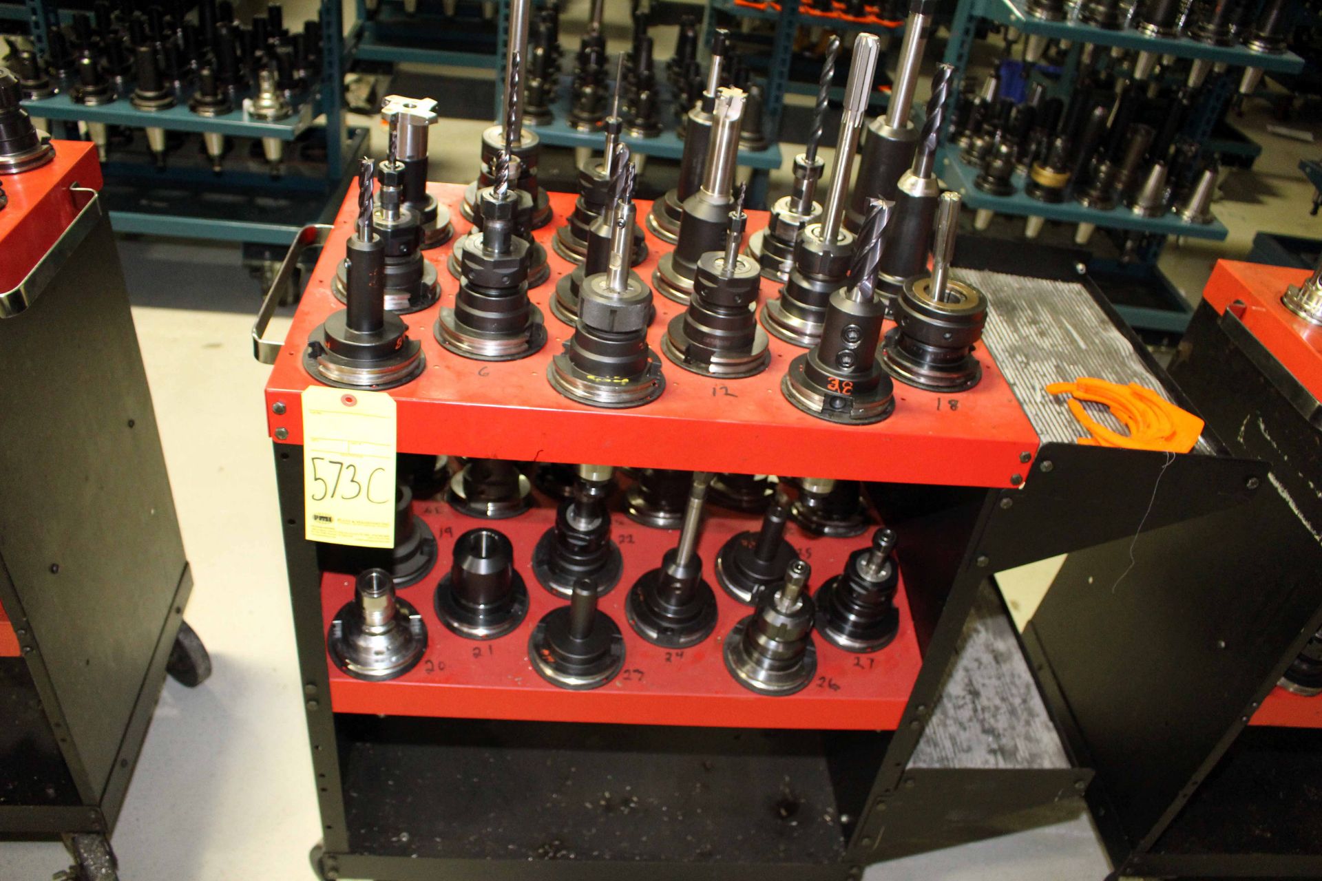 ROLLER CART, w/CAT-50 tooling (approx. 36)