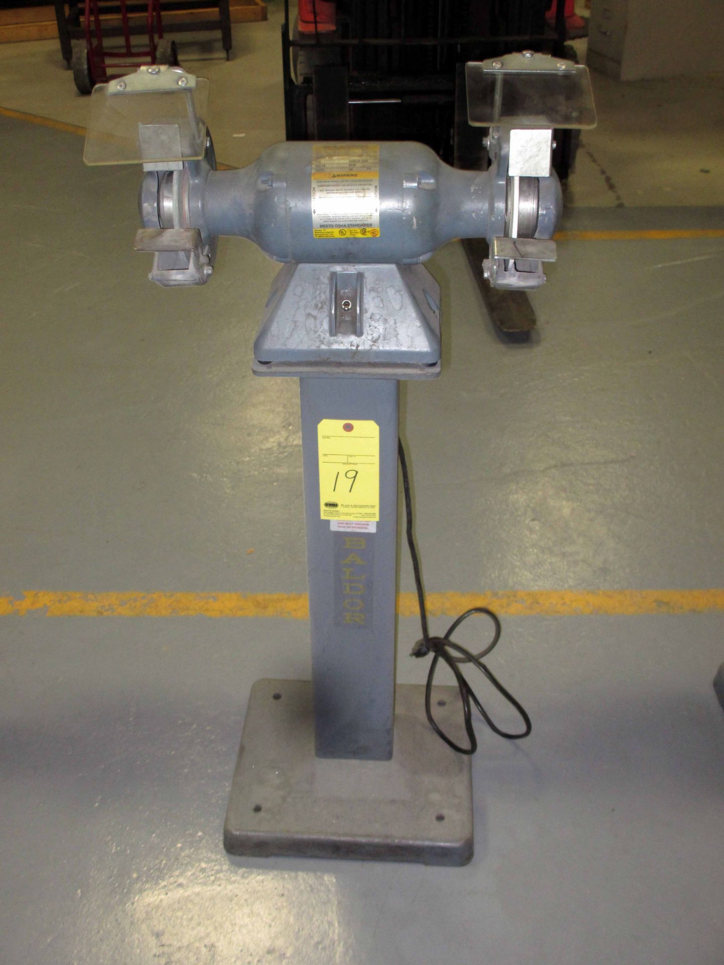 DOUBLE END PEDESTAL GRINDER, 1/2 HP