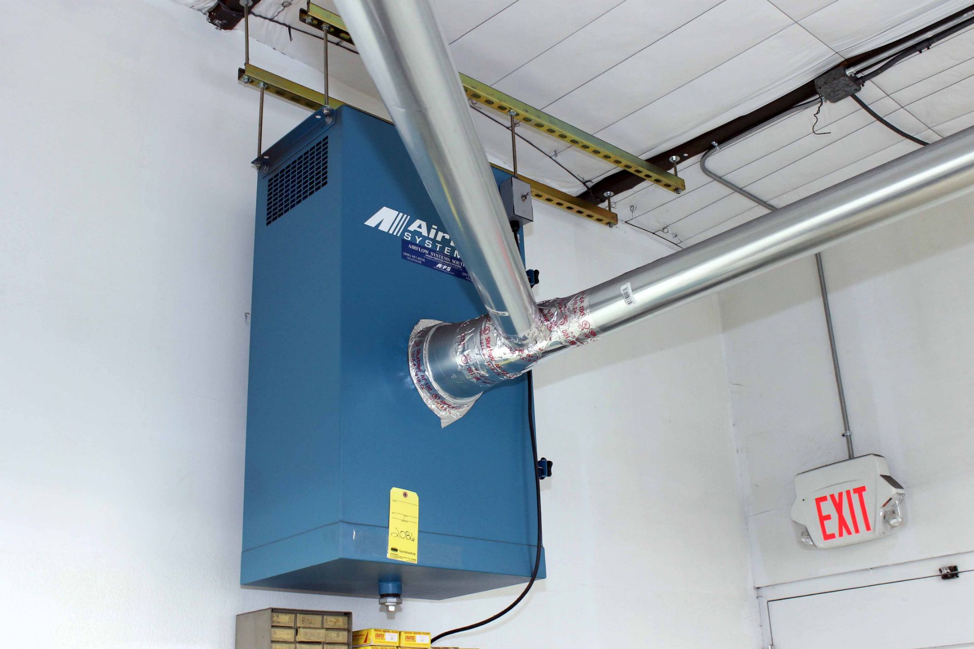 DUST COLLECTOR, AIRFLOW SYSTEMS, flexible arms