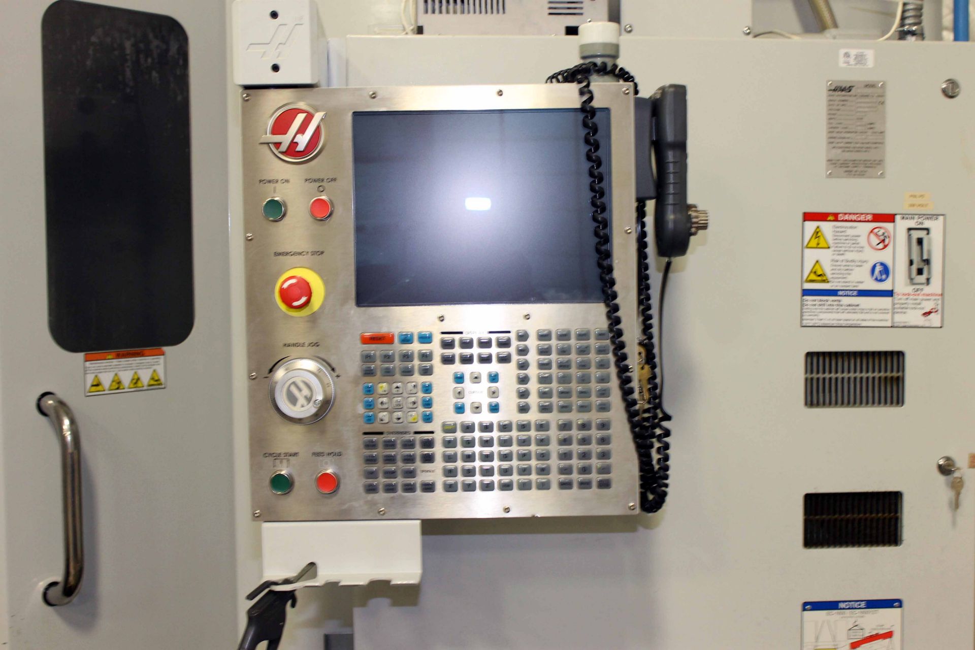 5-AXIS HORIZONTAL MACHINING CENTER, HAAS MDL. EC1600, new 1/2013, Haas CNC control, 30â€ x 64â€ - Image 3 of 4