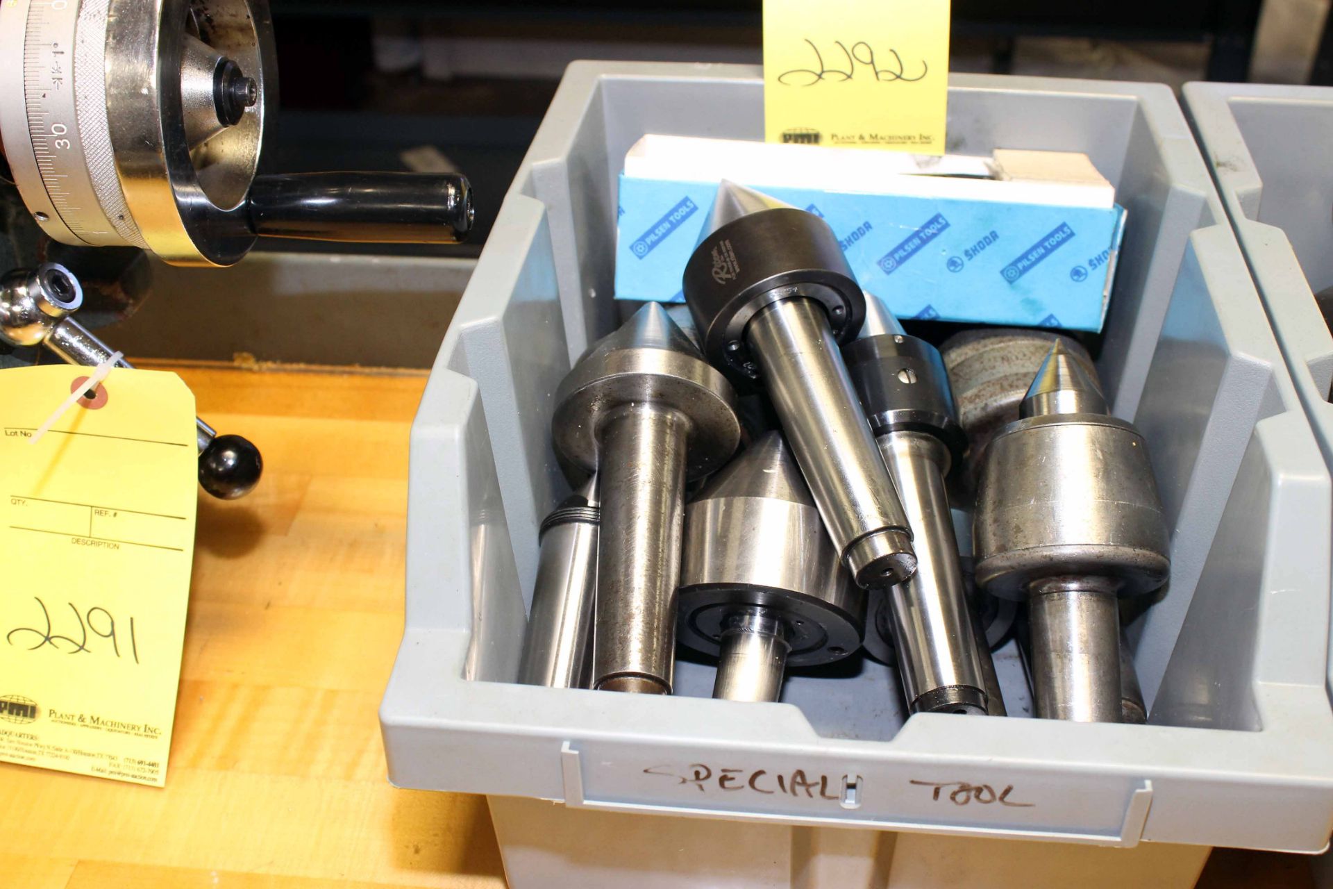 LOT OF LATHE CENTERS, assorted