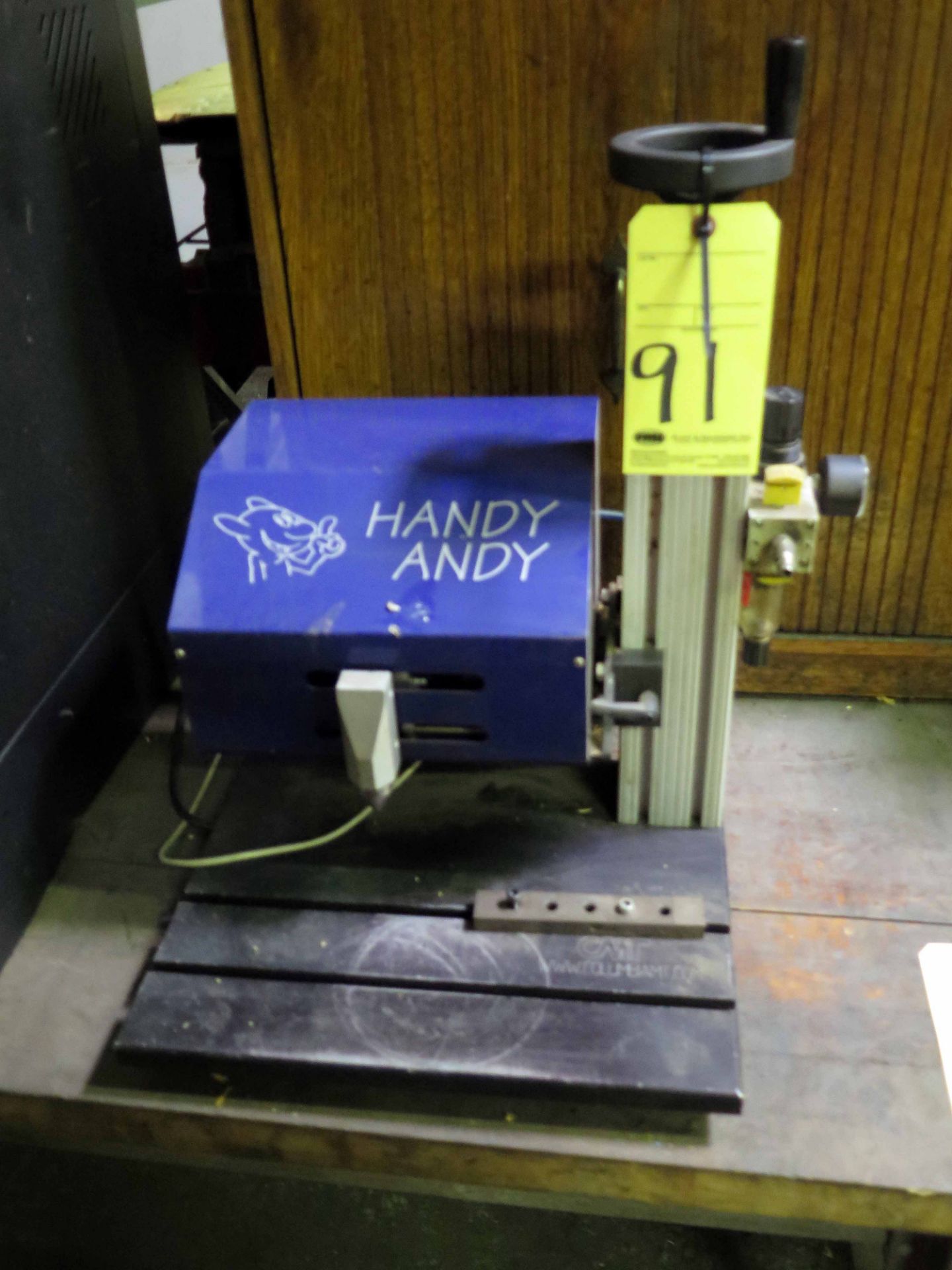 HANDY ANDY STAMPER, COLUMBIA MARKING TOOLS, w/programmable computerized workstation