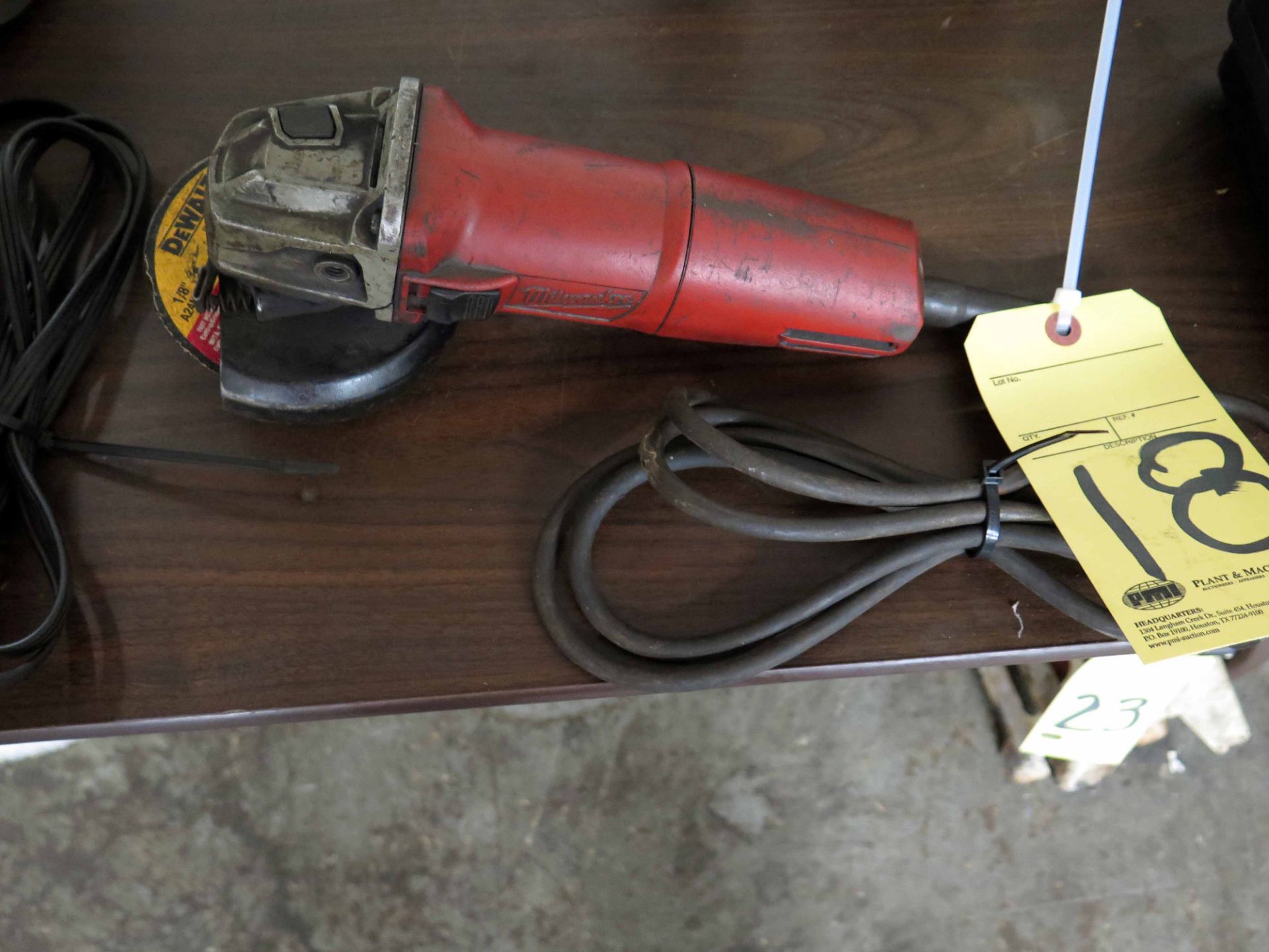RIGHT ANGLE GRINDER, 4"