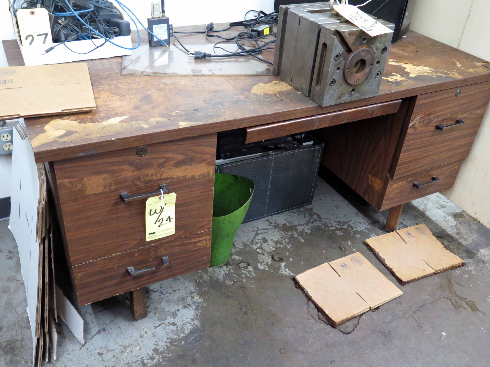 LOT OF SHOP DESKS (2) - Image 2 of 2