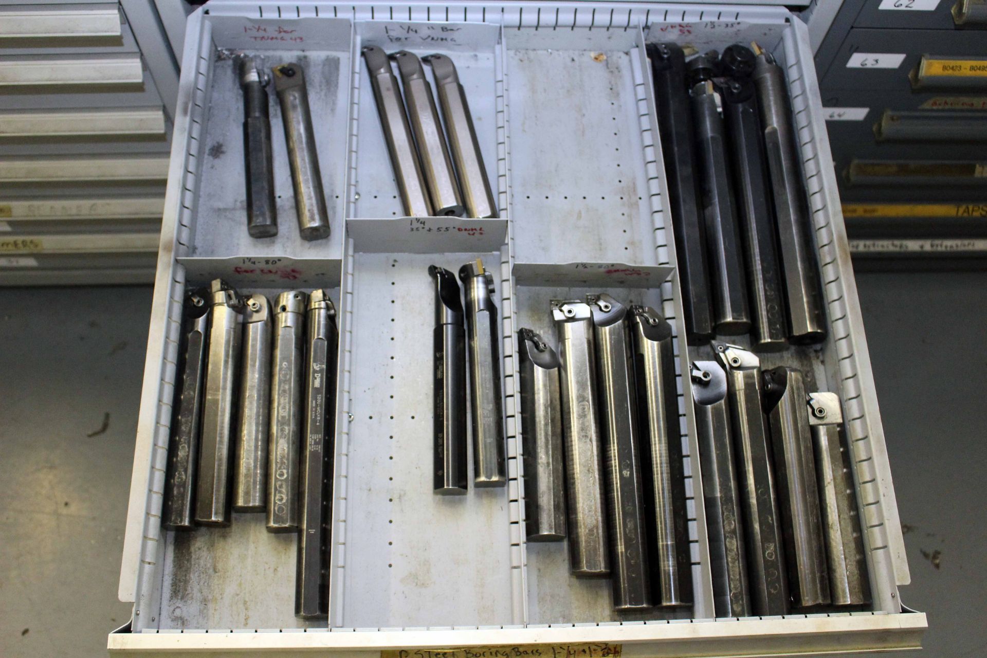 LOT OF STEEL BORING BARS