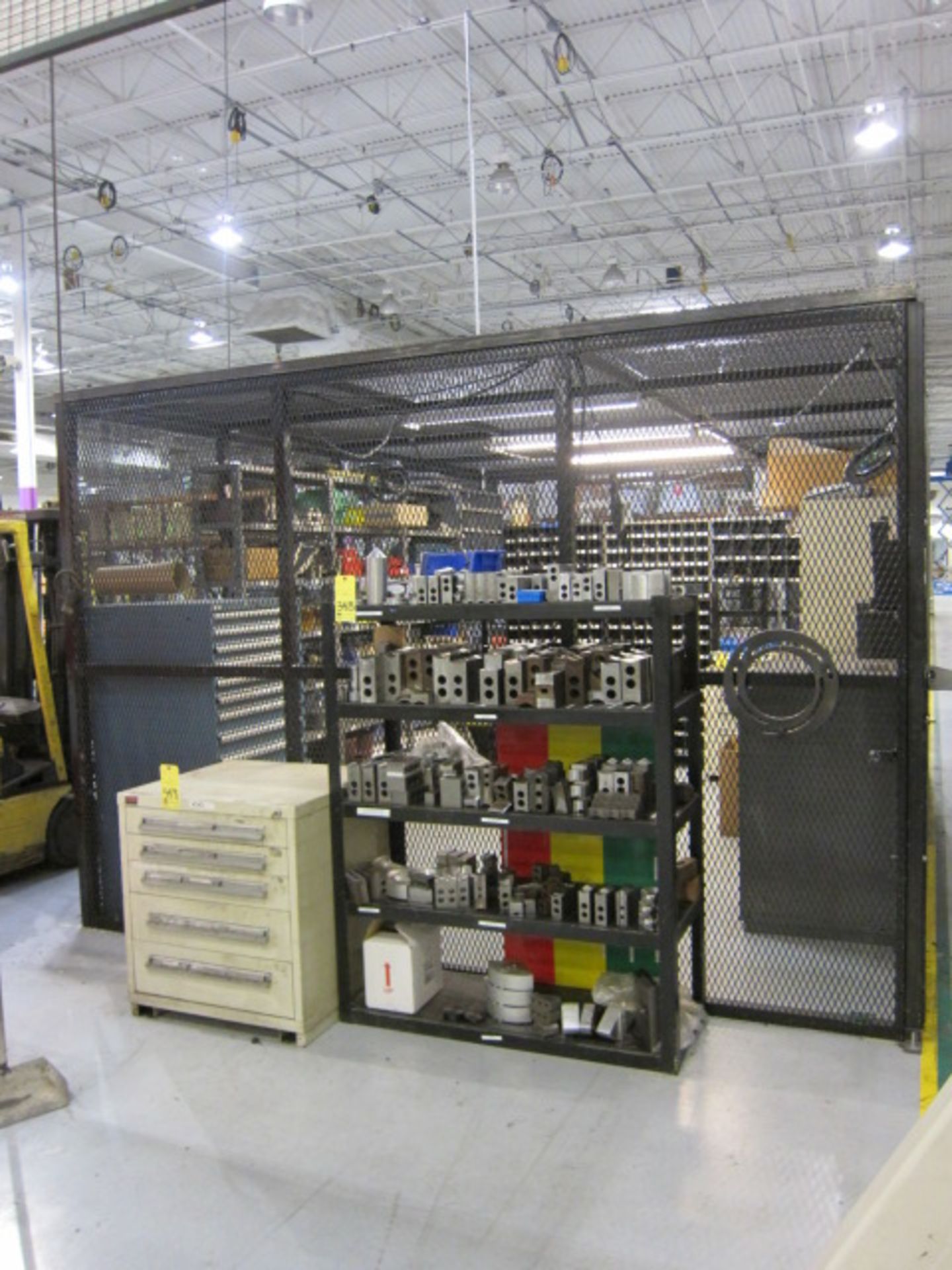 STEEL TOOL CAGE, 16' x 12' x 8'-2" - Image 2 of 2