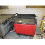 LOT OF ROLL-AROUND TOOL CARTS, RUBBERMAID