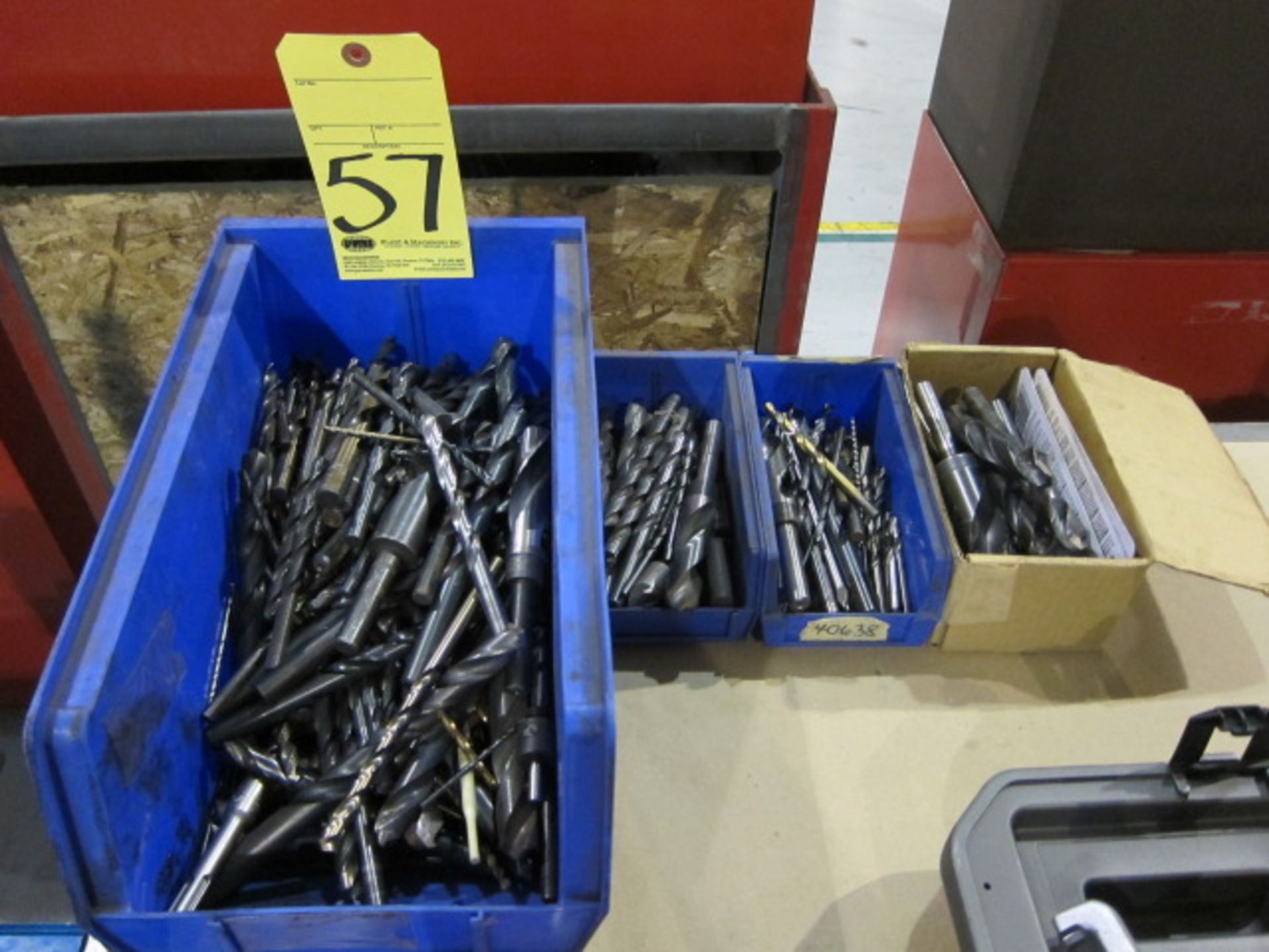 LOT OF DRILLS BITS, assorted