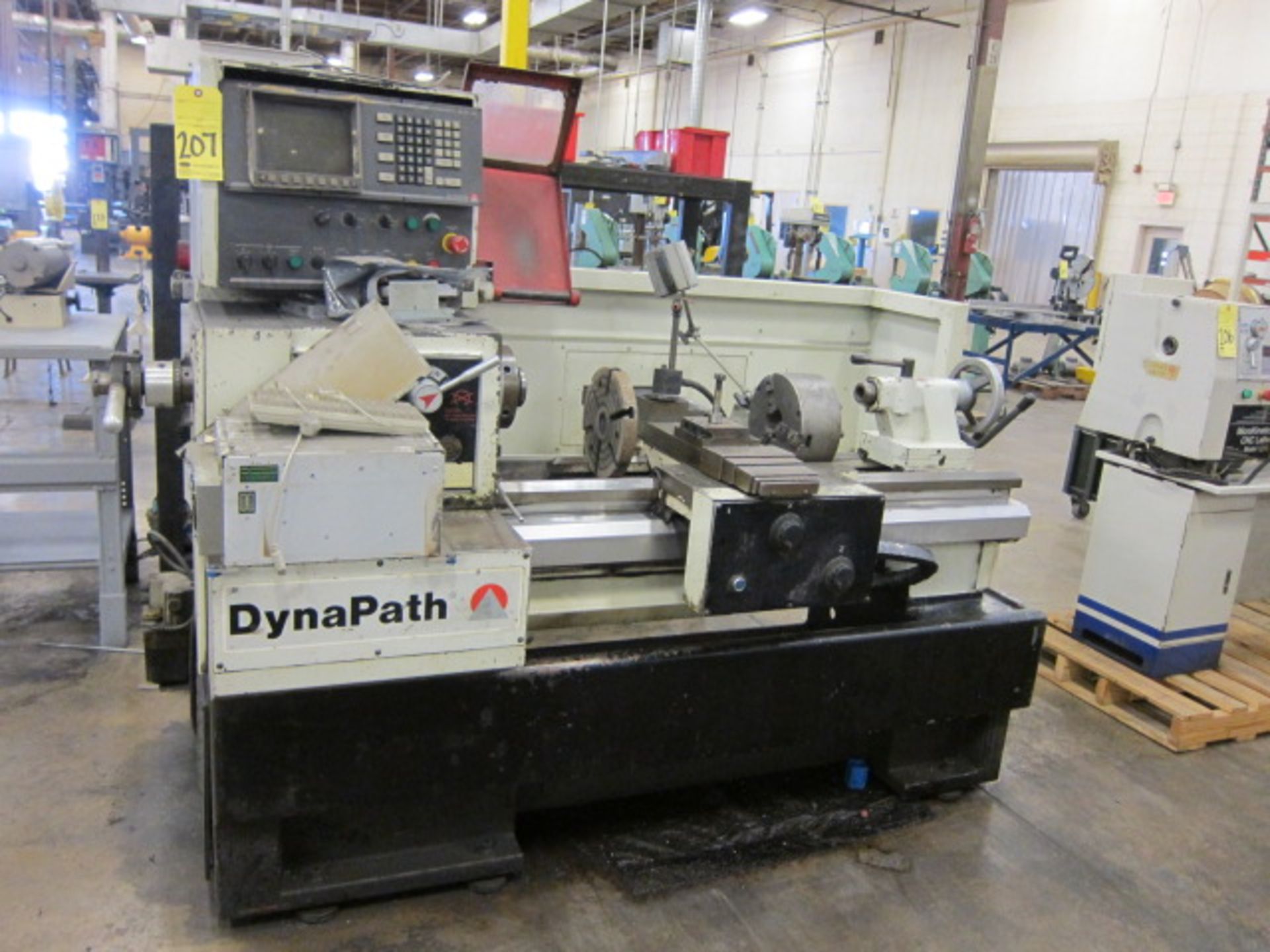 CNC LATHE, DYNAPATH MDL. CNC14, currently in need of repair, S/N D14T-96001029AA