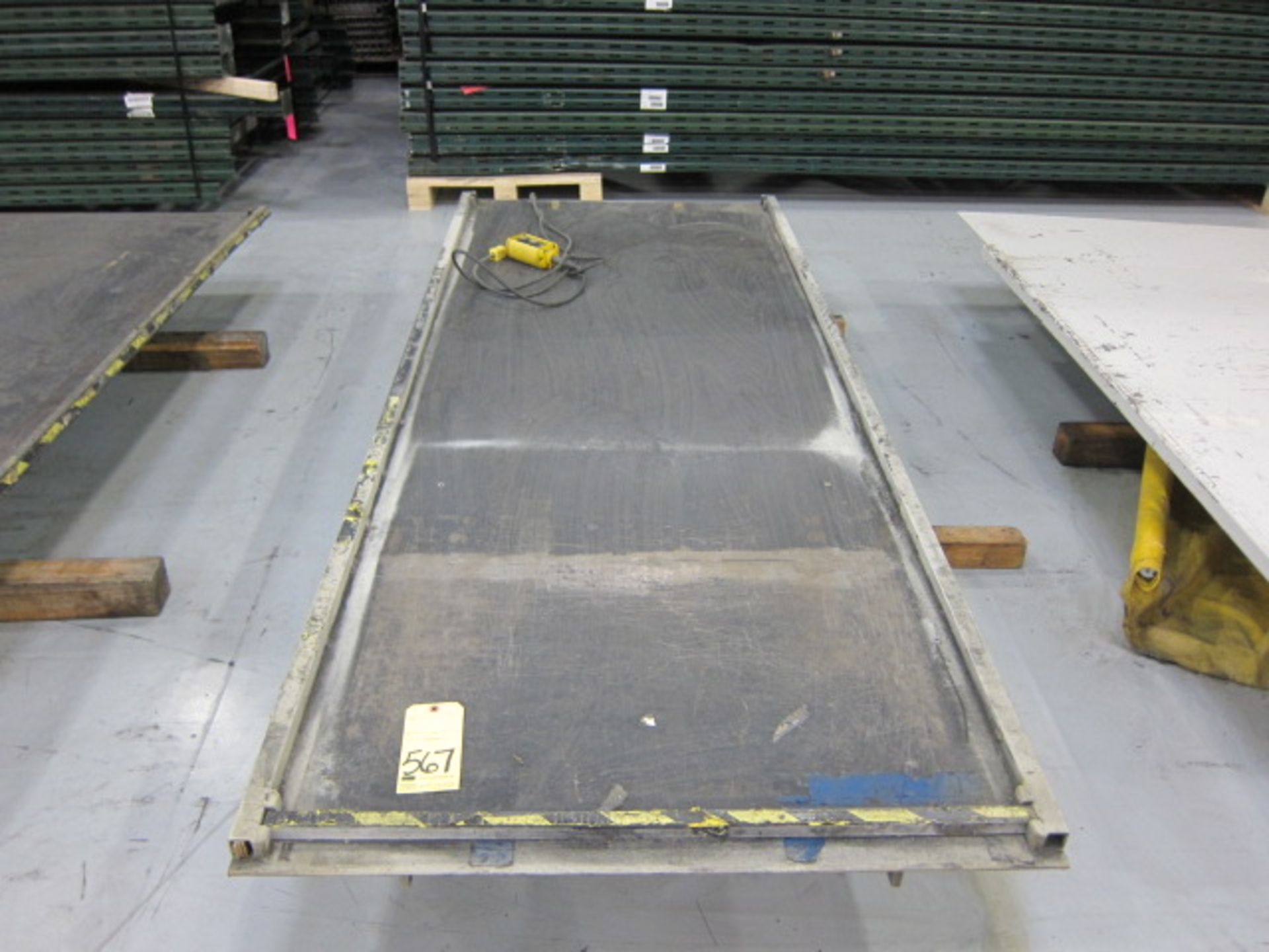 ELECTRIC SCISSOR LIFT TABLE , 40" x 8'