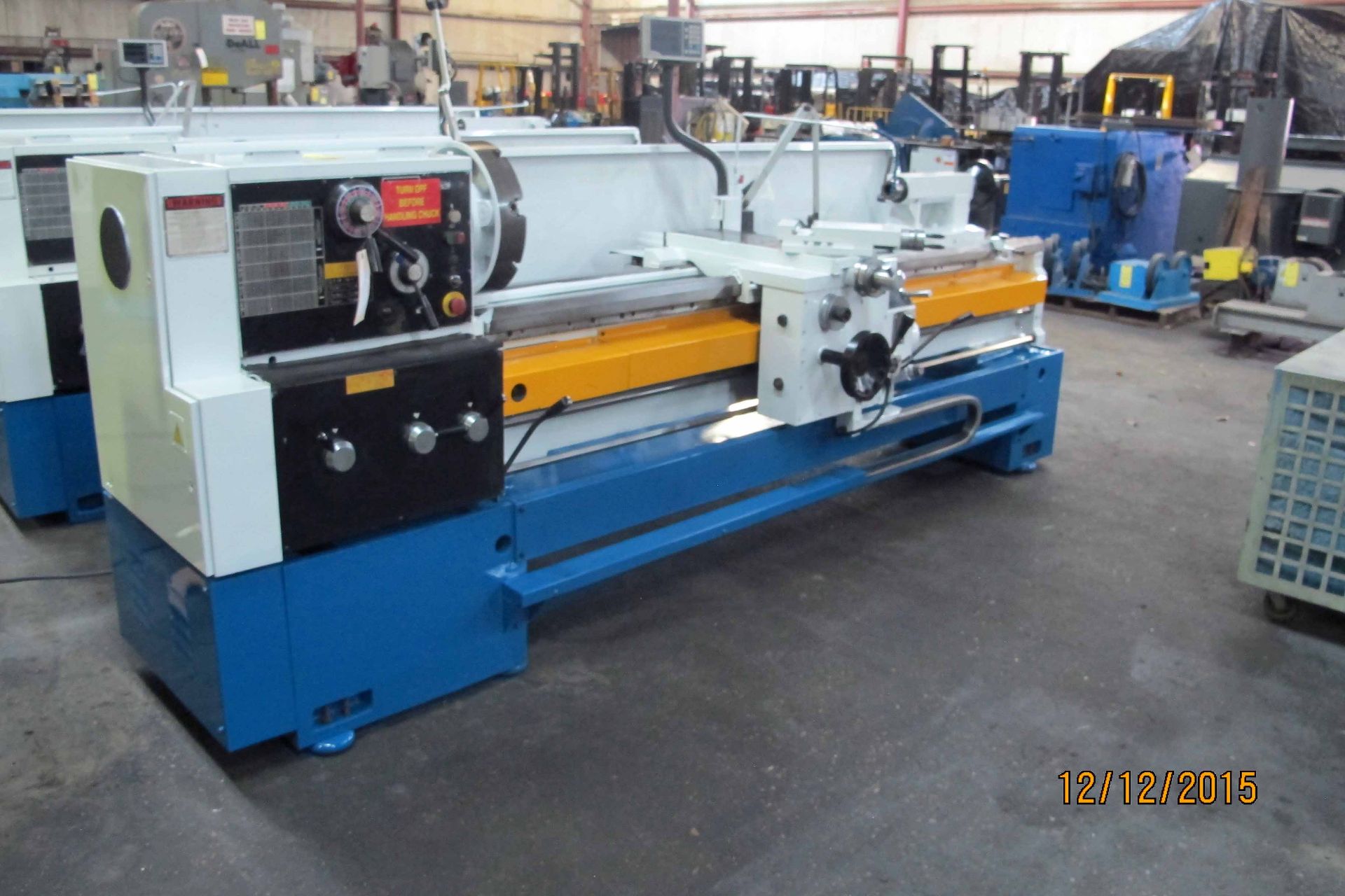 ENGINE LATHE, SUMMIT 16" X 80", new 2008, 16" sw. over bed, 9-3/8" over crosslide, 80" centers, 3" - Image 2 of 4