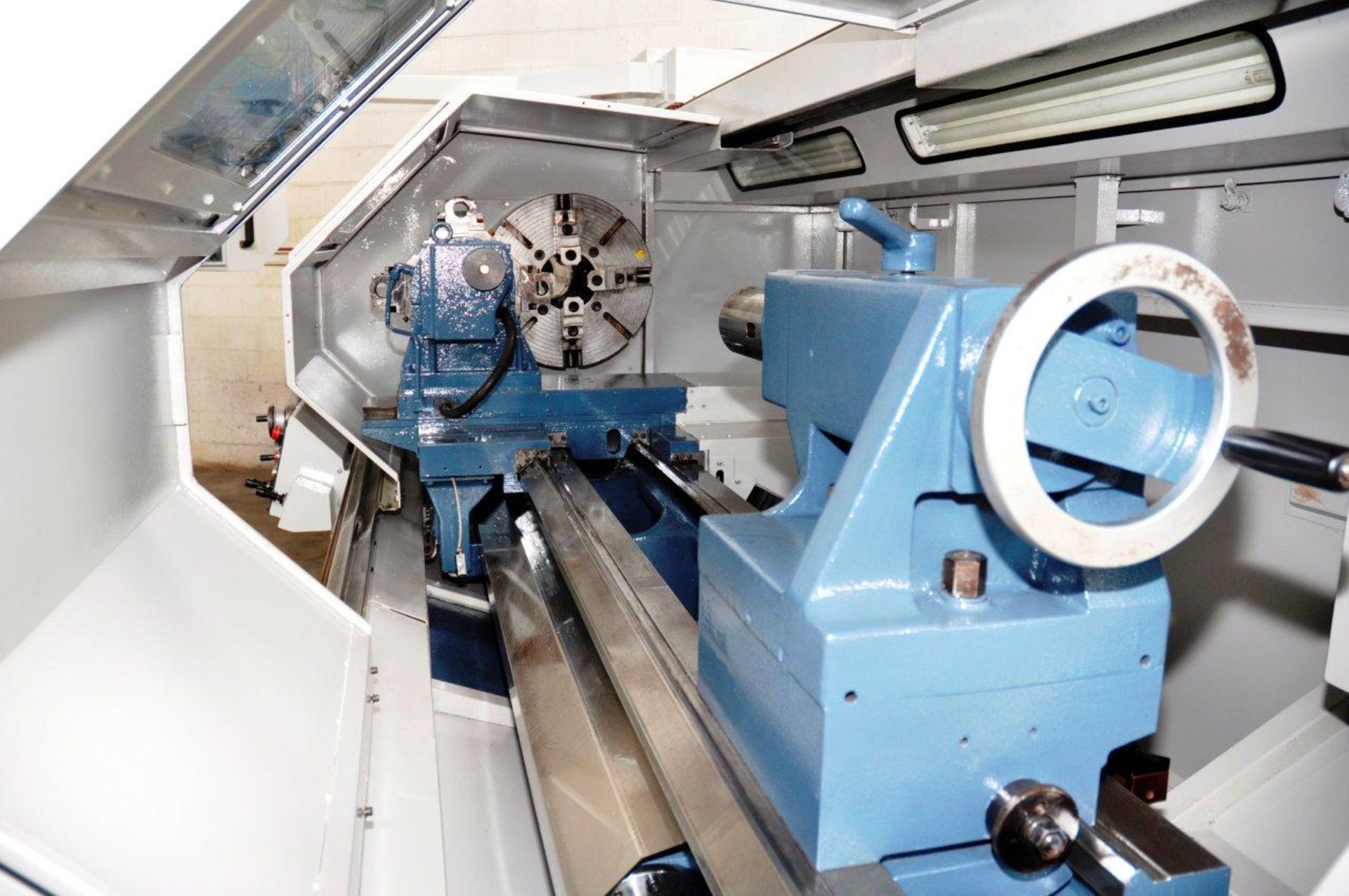 CNC LATHE, ROMI MDL. M-27 27" X 80" COMBINATION, new 2007, equipped w/GE Fanuc 21i-T CNC control, - Image 8 of 12