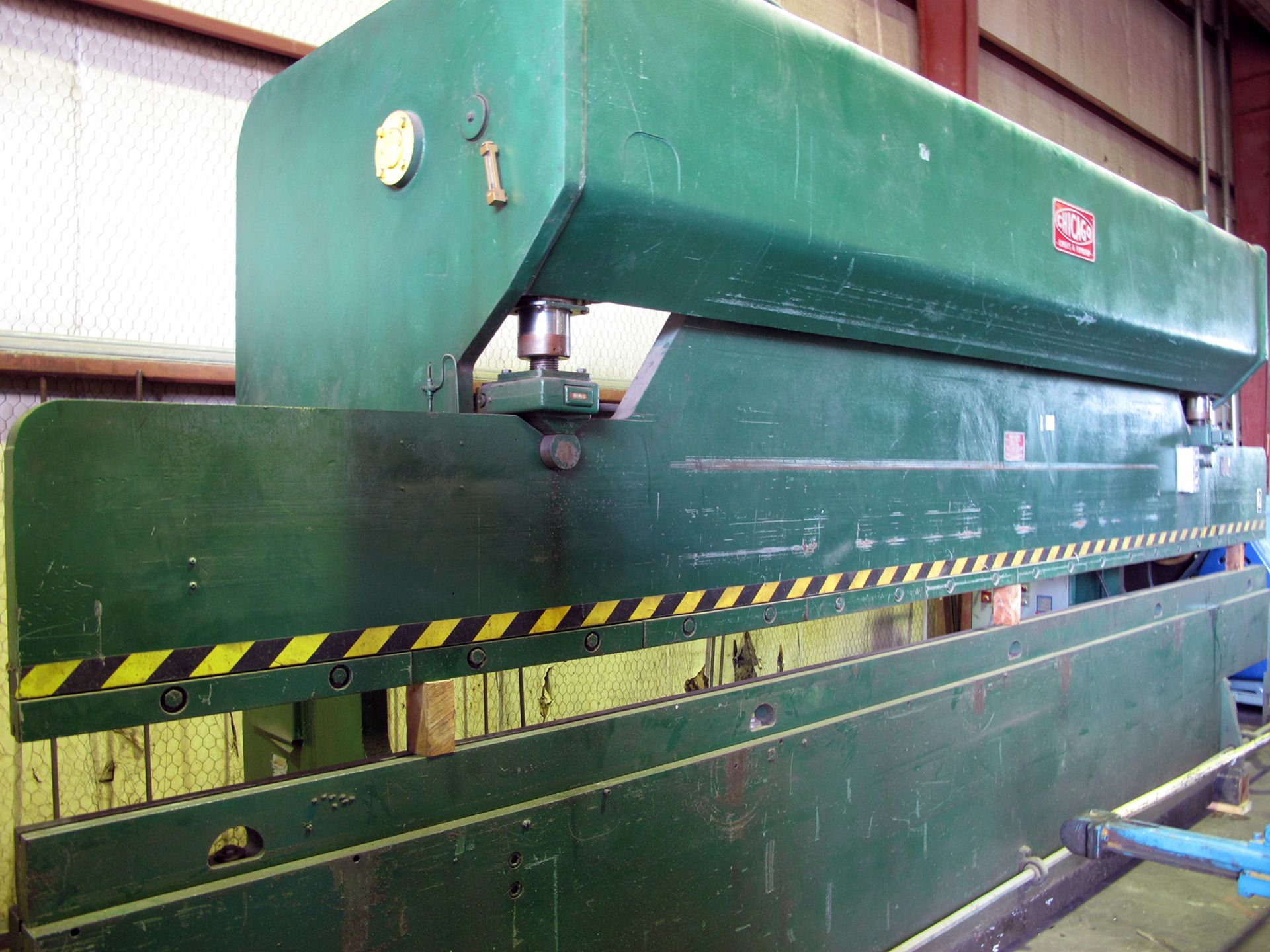 MECHANICAL PRESS BRAKE, CHICAGO DRIES & KRUMP 90 T. X 14' MDL. 1420-L (used) - Image 8 of 11