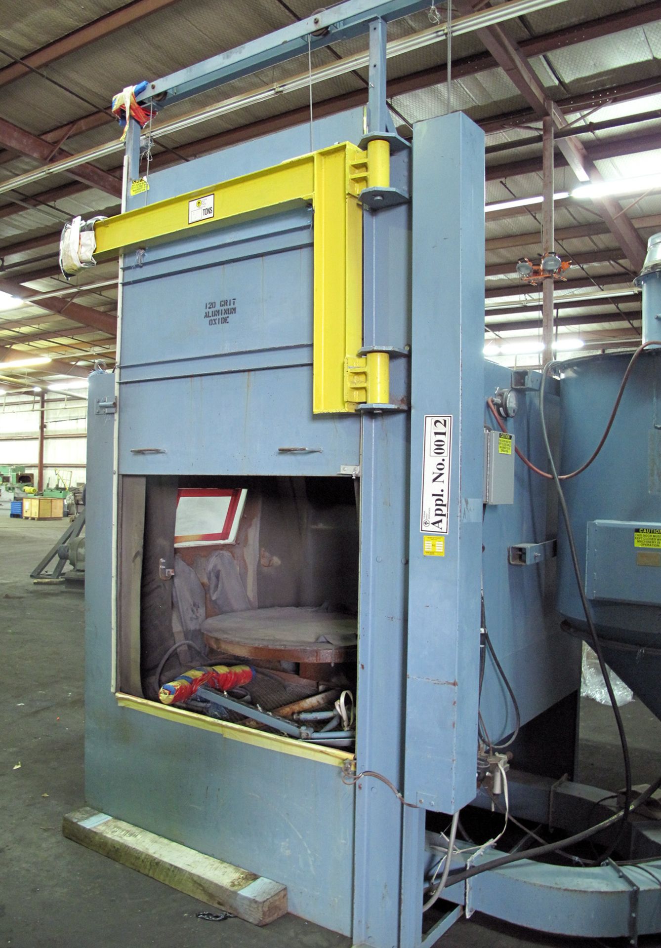 BLAST SAND BLASTING CABINET, ZERO 6' X 6' X 5' - Image 3 of 7