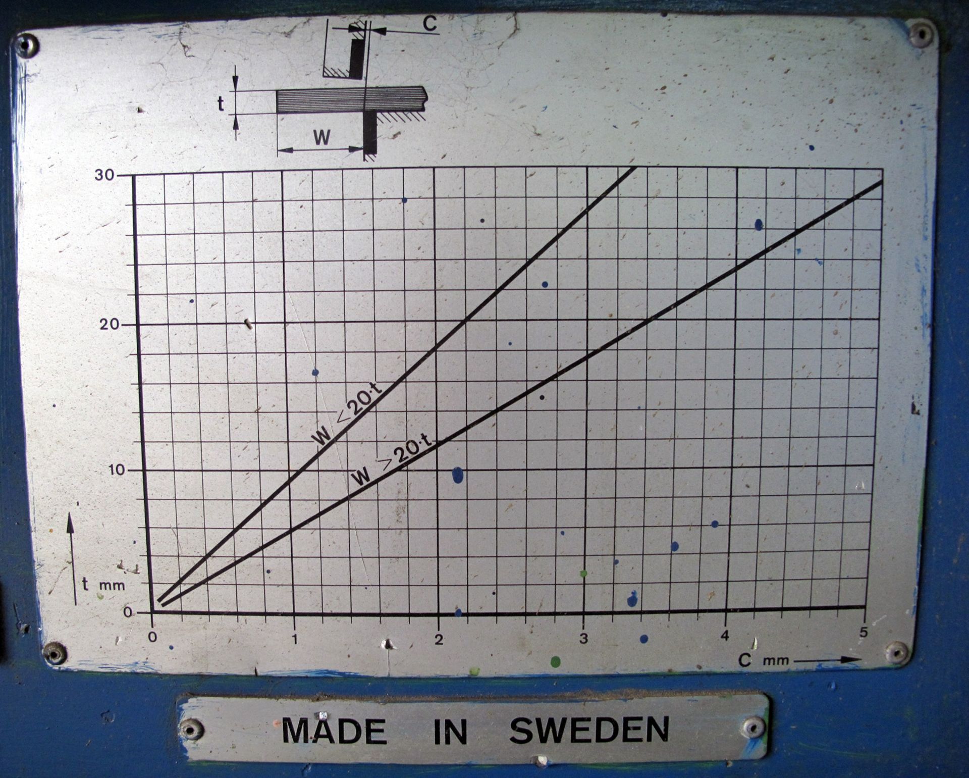 HYDRAULIC GUILLOTINE SHEAR, 10' x 1/2" PULLMAX  MDL. GSA-430, 120" cutting length, 1/2" mild - Image 7 of 12