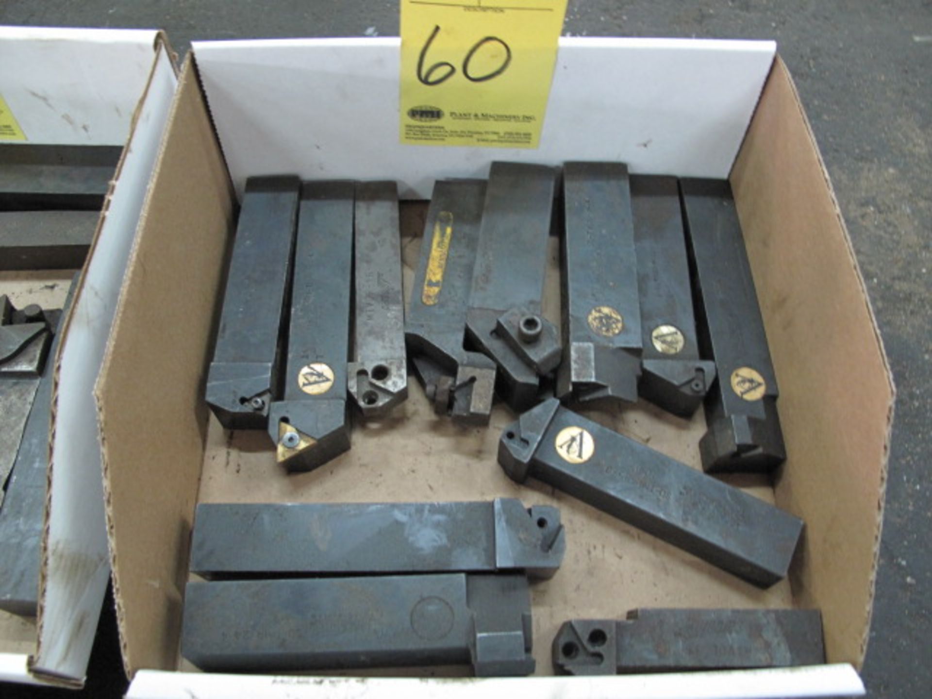 LOT OF CARBIDE INSERT TOOL HOLDERS