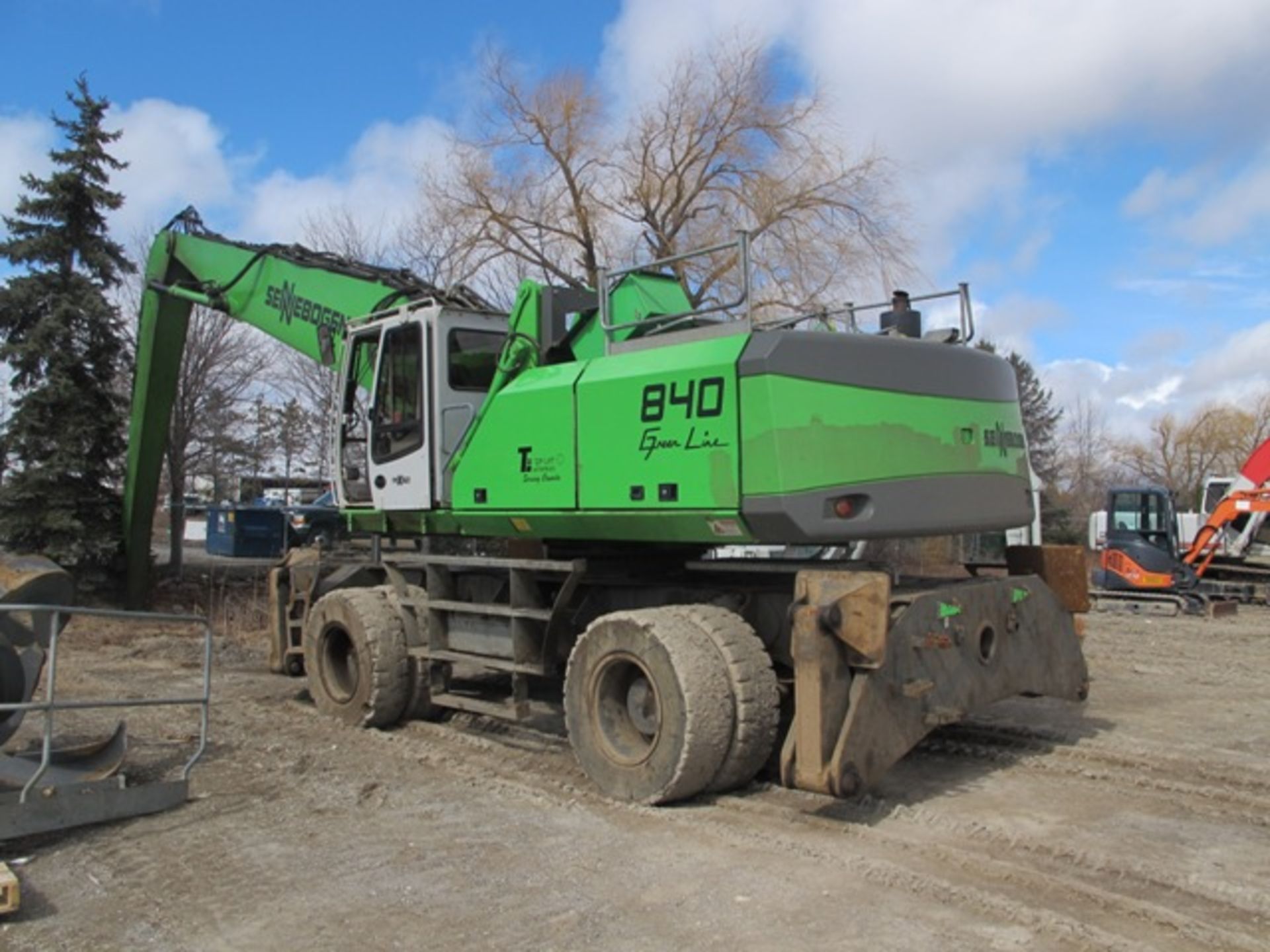 SENNEBOGEN, 840M, MATERIAL HANDLER, 20 METER MAXIMUM REACH, HYDRAULIC CAB, 2012, 10,388 HOURS