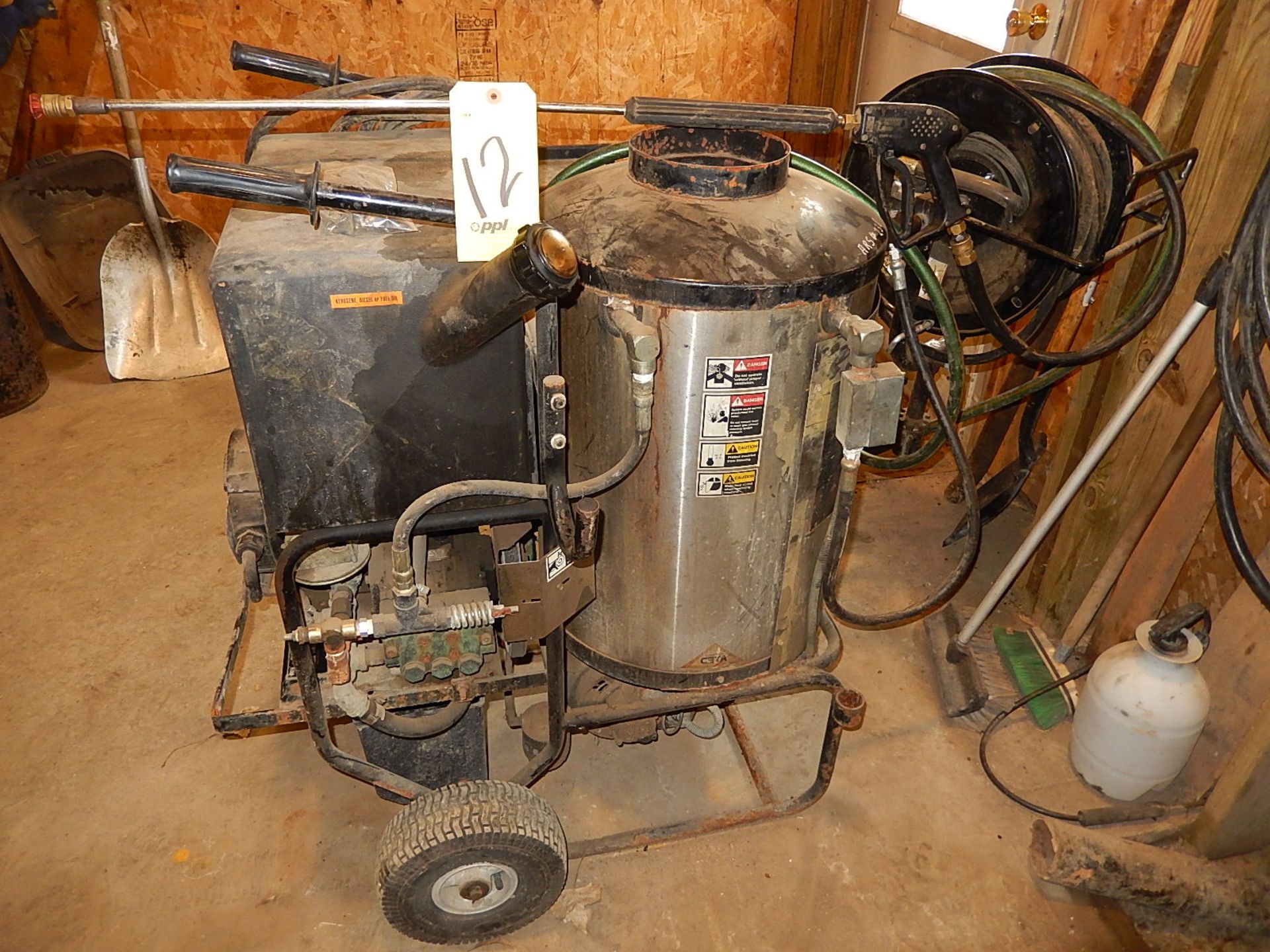 Aaladin Kerosene Fired Electric Operated 3000 PSI High Pressure Hot Water Washer Model 1470, S/N - Image 2 of 2