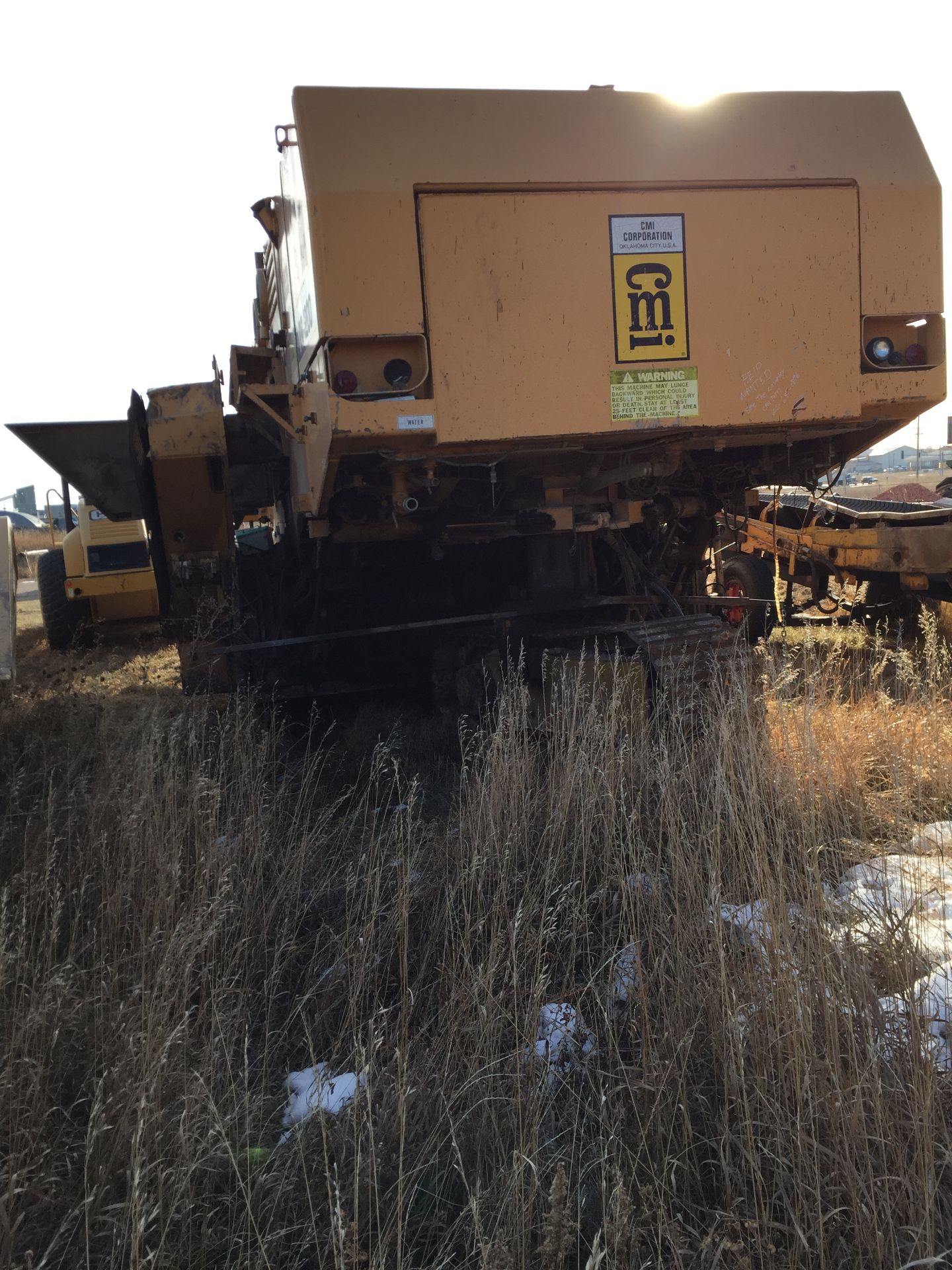 CMI Self Propelled Diesel Cold Planning Machine Model PR-1200, S/N 532-105, w/ gator crusher (1995) - Image 3 of 4