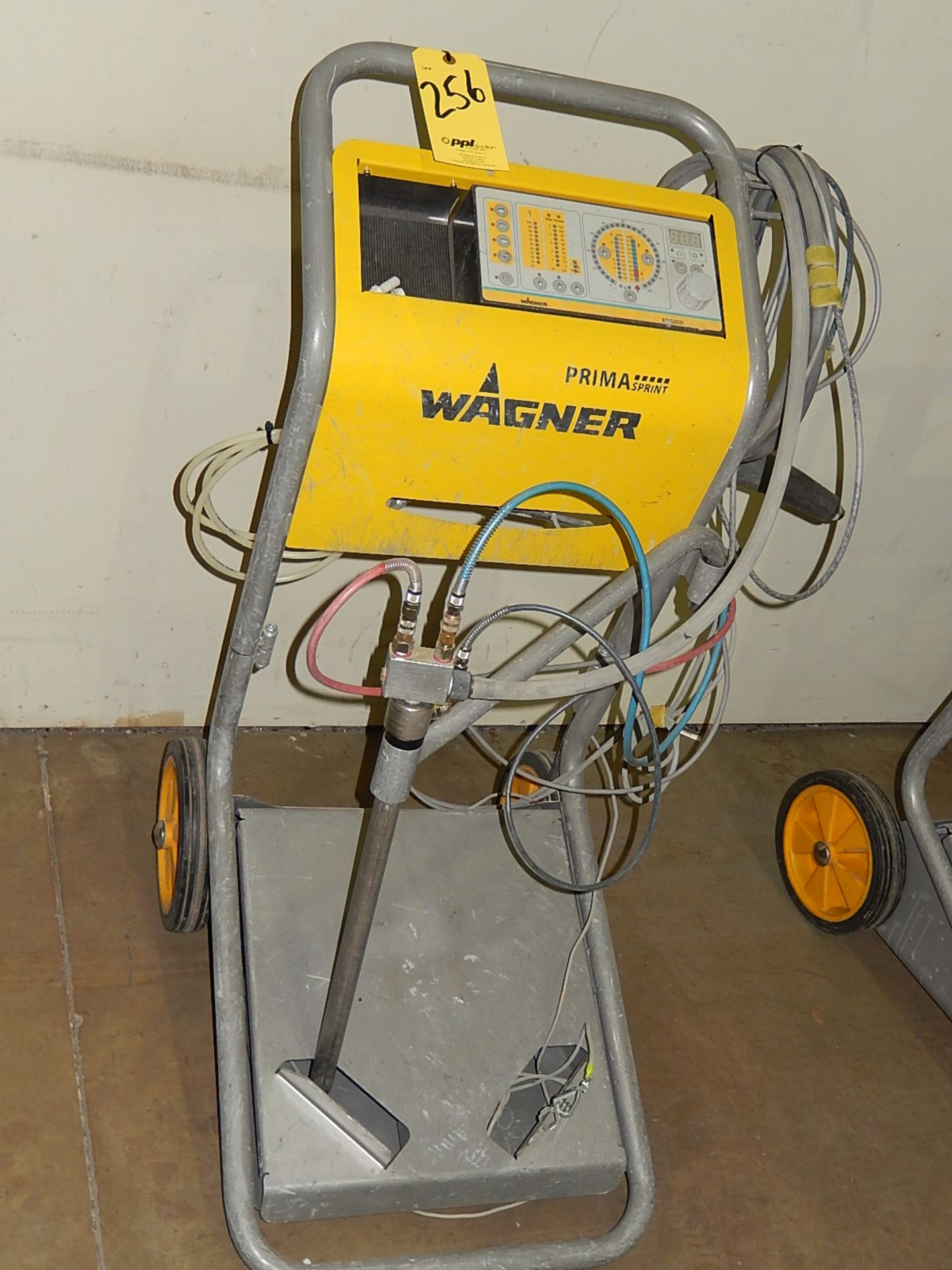 Wagner Prima Sprint Portable Electrostatic Powder Coat Spray System with Power Supply & Spray Guns