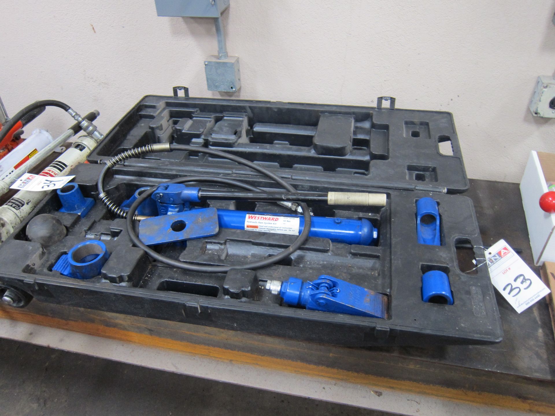 Westward Model 3ZC69 Hydraulic Ram System Kit