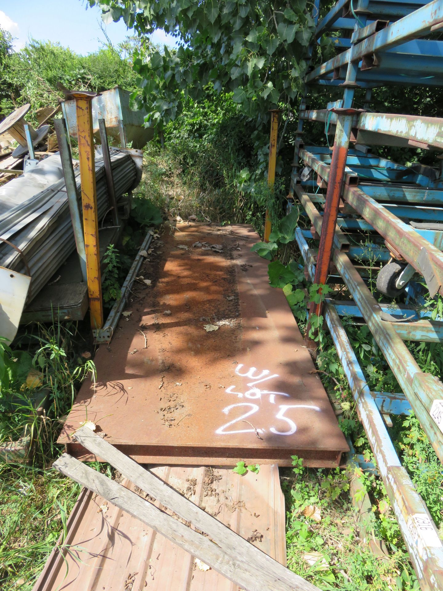 LOT: Assorted Steel Beams, Channel, Platform (Euclid, OH) - Image 2 of 2