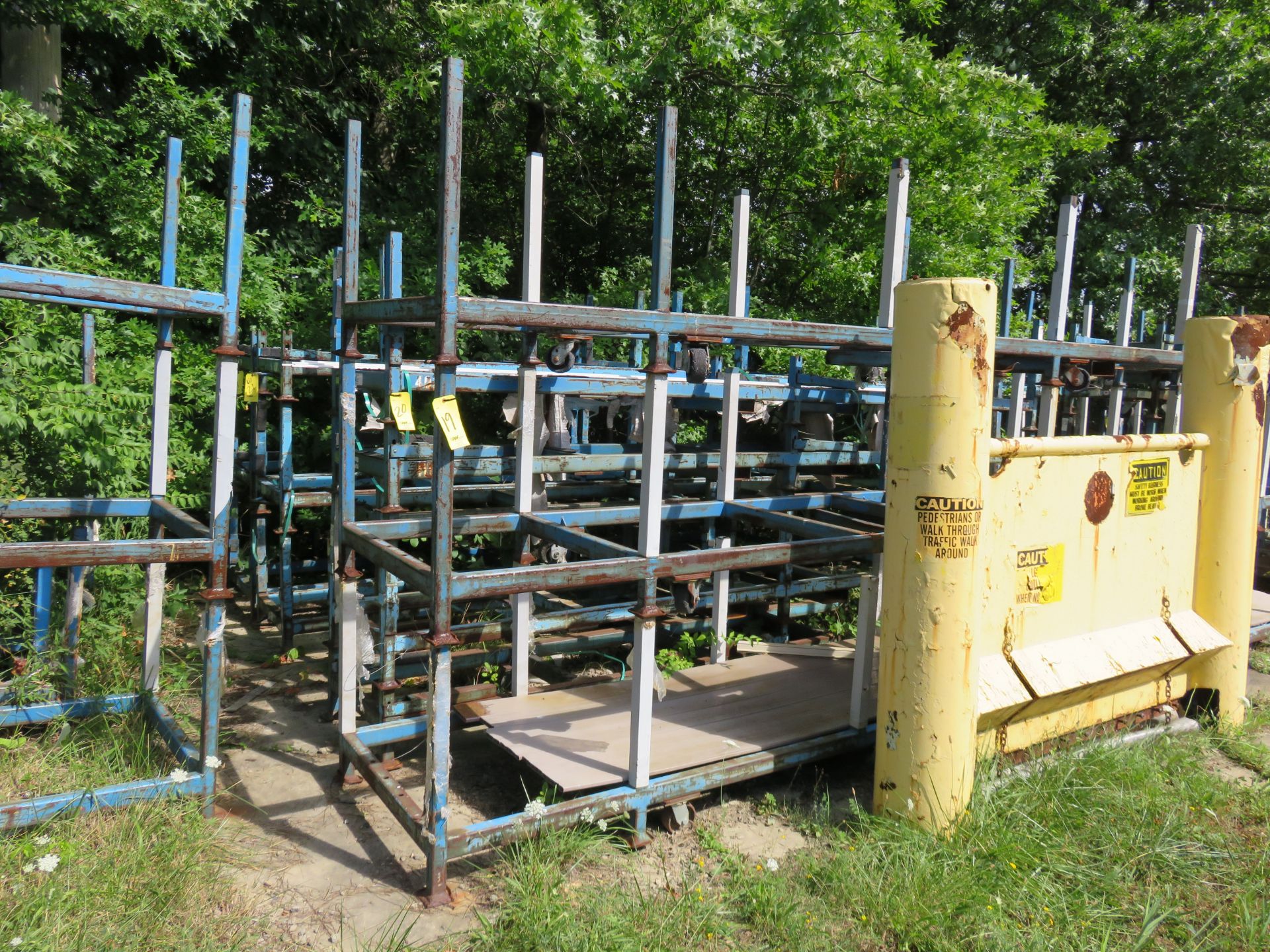 LOT: (7) 15 ft. x 28 in. Stackable Extrusion Racks�, (Euclid, OH)